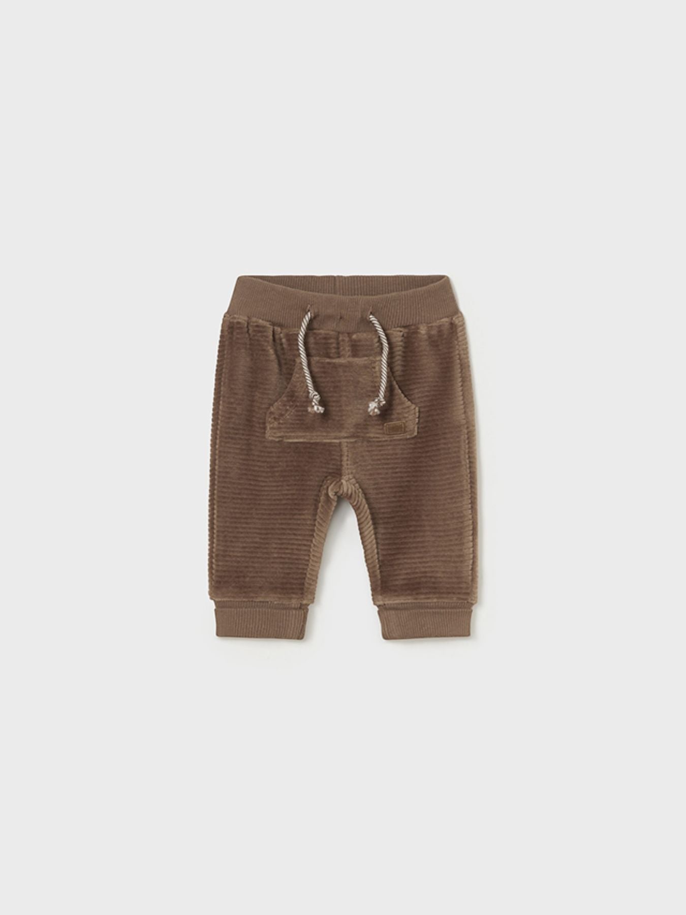 Pantalone lungo punto panno Bimbo MARRONE 1N-2525/MR - NANU' BABY