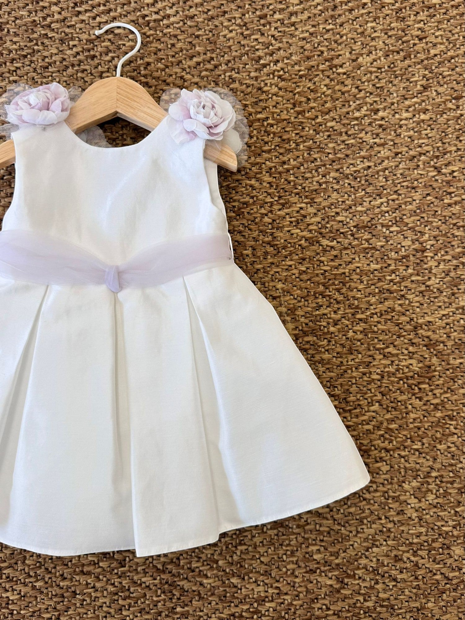 Abito bacia piega Bimba AVORIO GG25KP14I - NANU' BABY