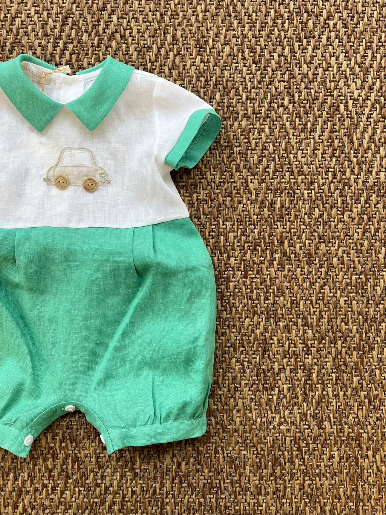 PAGLIACCETTO Bimbo VERDE CAR 7169 - NANU' BABY