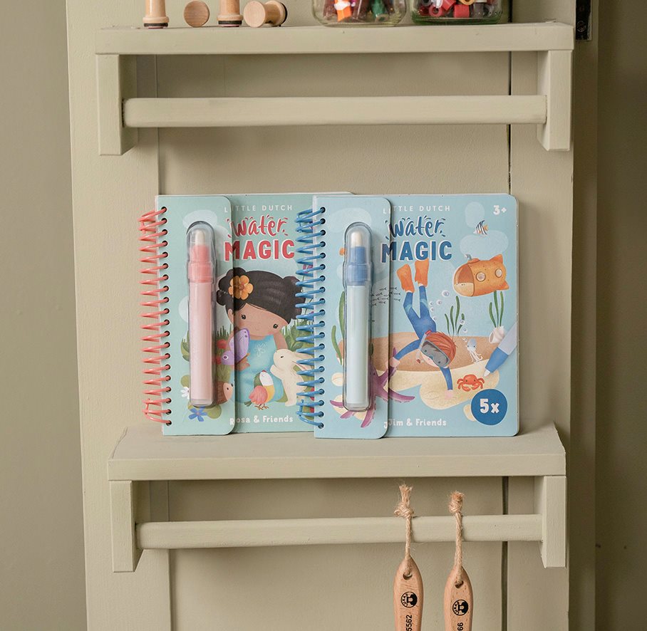 Libro magico da colorare con acqua Rosa 125476