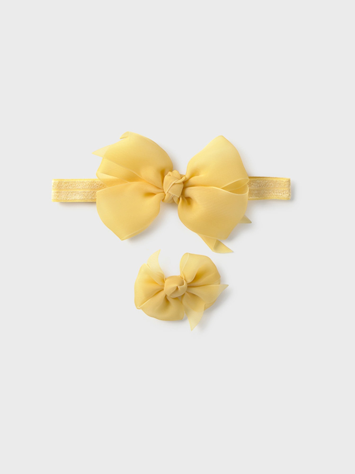 Set cerchietto e fermaglio GIALLO 9888 /G - NANU' BABY