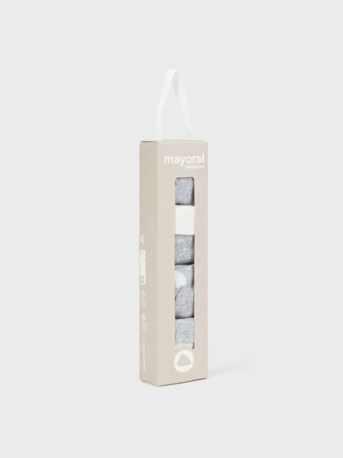 Set 4 calze GRIGIO 2G-9762/GR - NANU' BABY