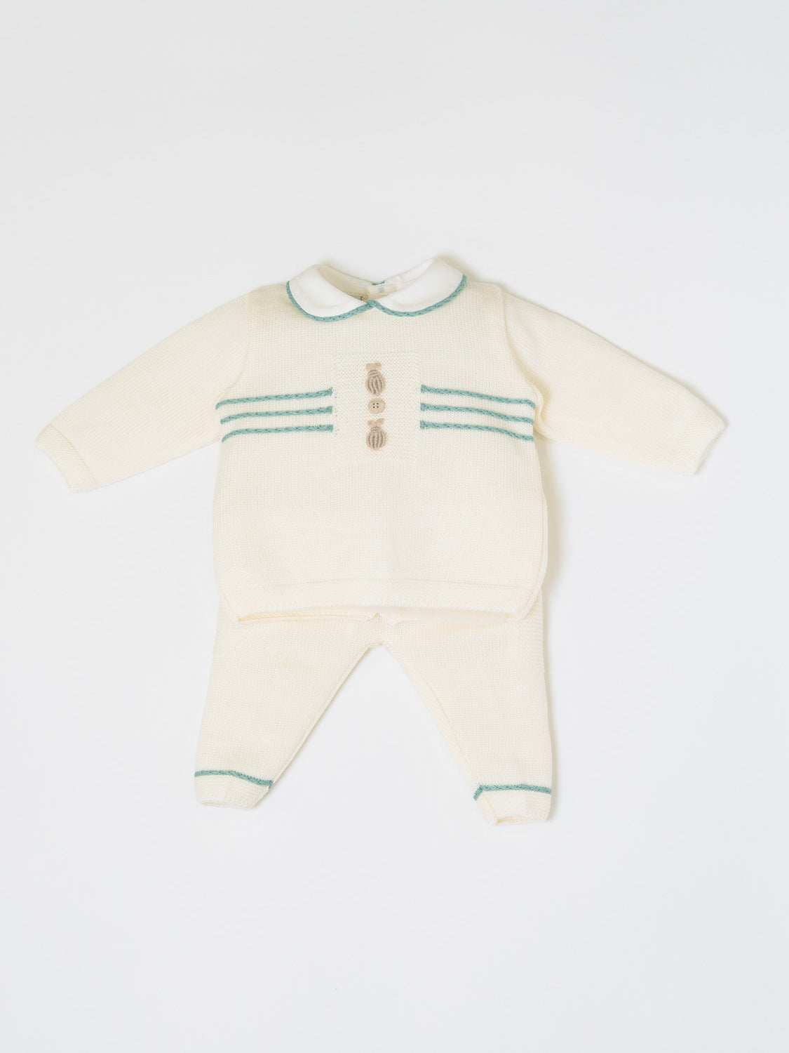 Completo nascita Neonato VANIGLIA IN6650 - NANU' BABY