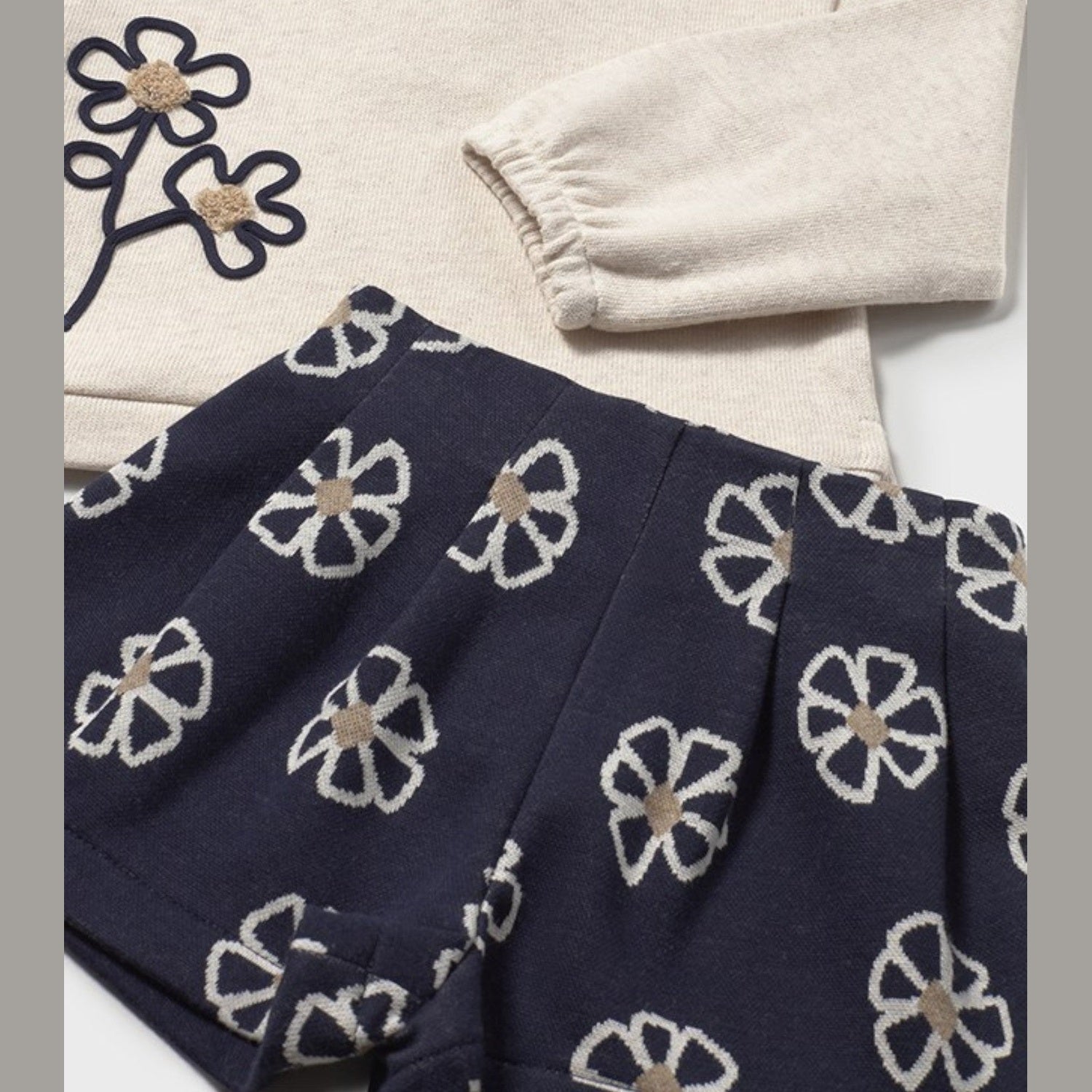 Completo bermuda jacquard Bimba Blu 2262/48 - NANU' BABY