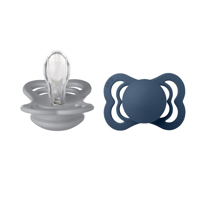 Set 2 ciucci SUPREME Blu acciaio/Nuvola BLU 160348 - NANU' BABY