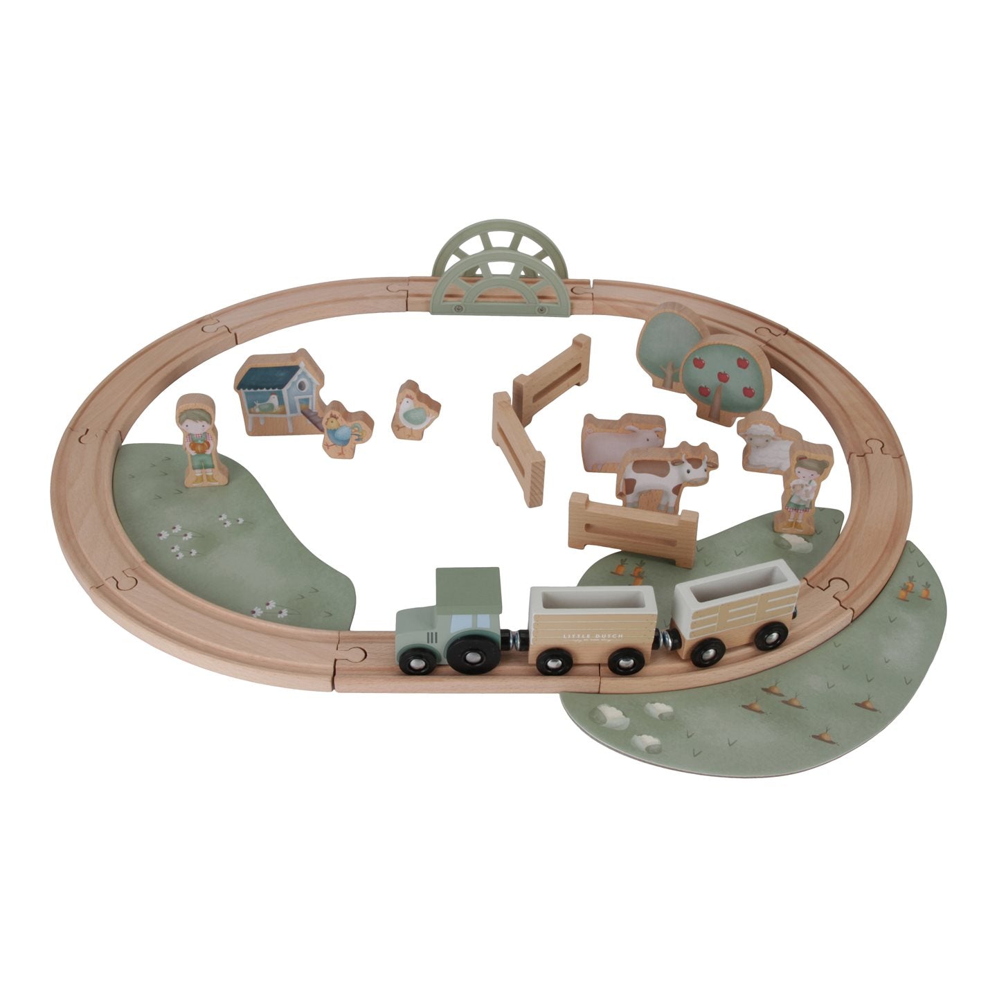 Binario in legno Piccola Fattoria AL CAMPIONE LD7151 - NANU' BABY