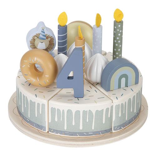 Torta di compleanno in legno - 26 pezzi MULTICOLORE LD8016 - NANU' BABY