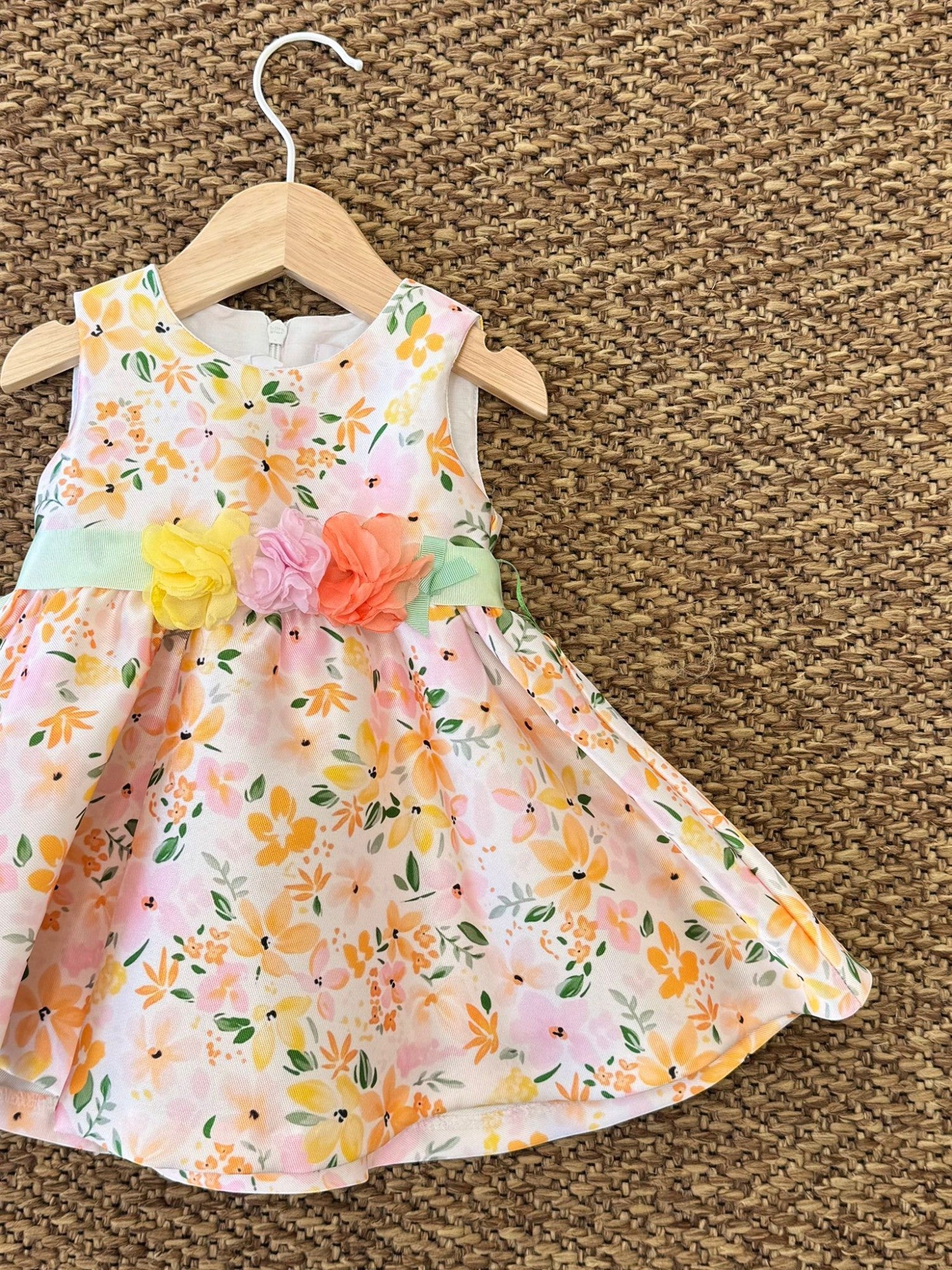 Abito Bimba ARANCIO FF39104/T40 - NANU' BABY