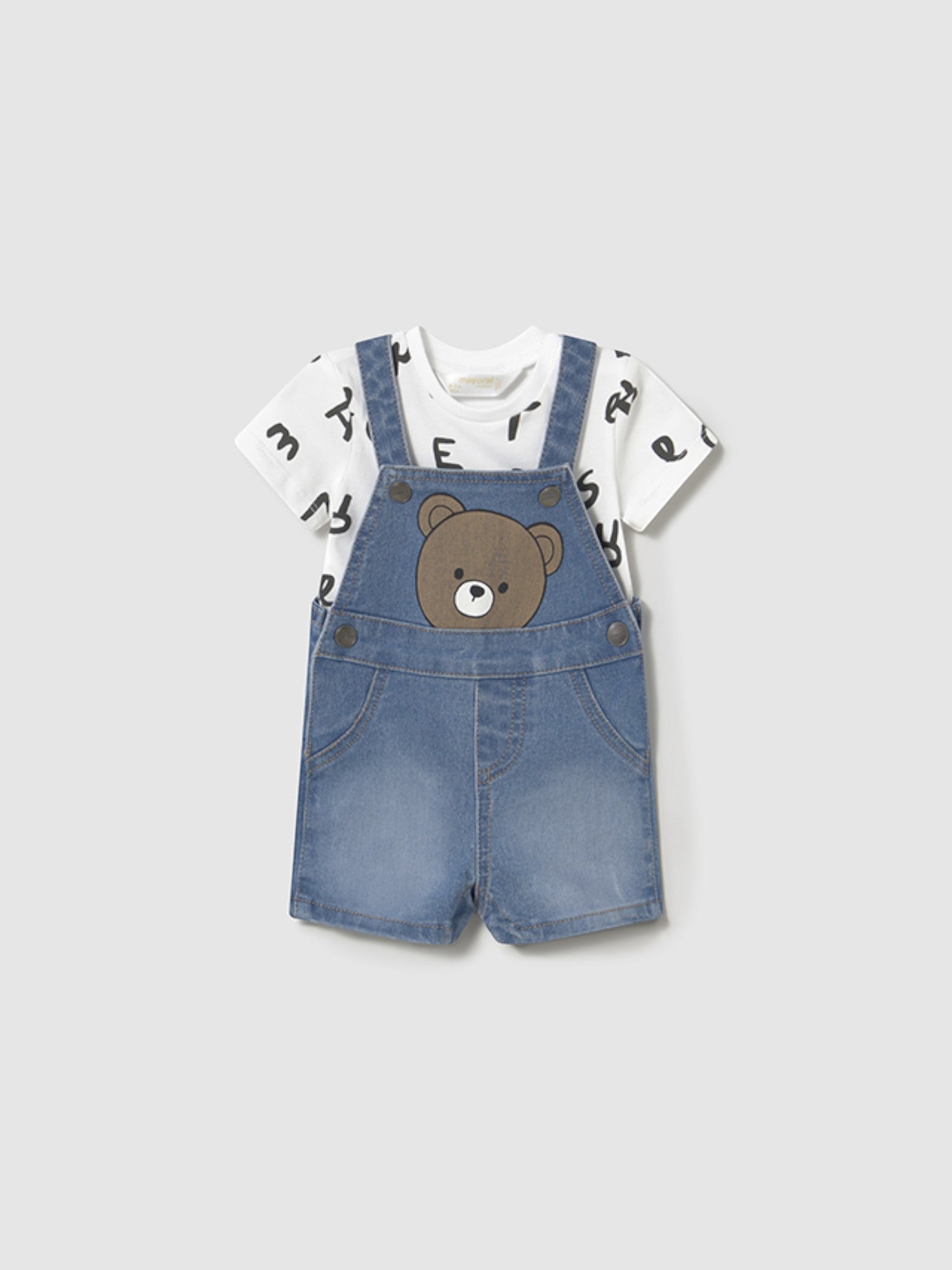 Completo salopette Bimbo JEANS 1622 /J - NANU' BABY