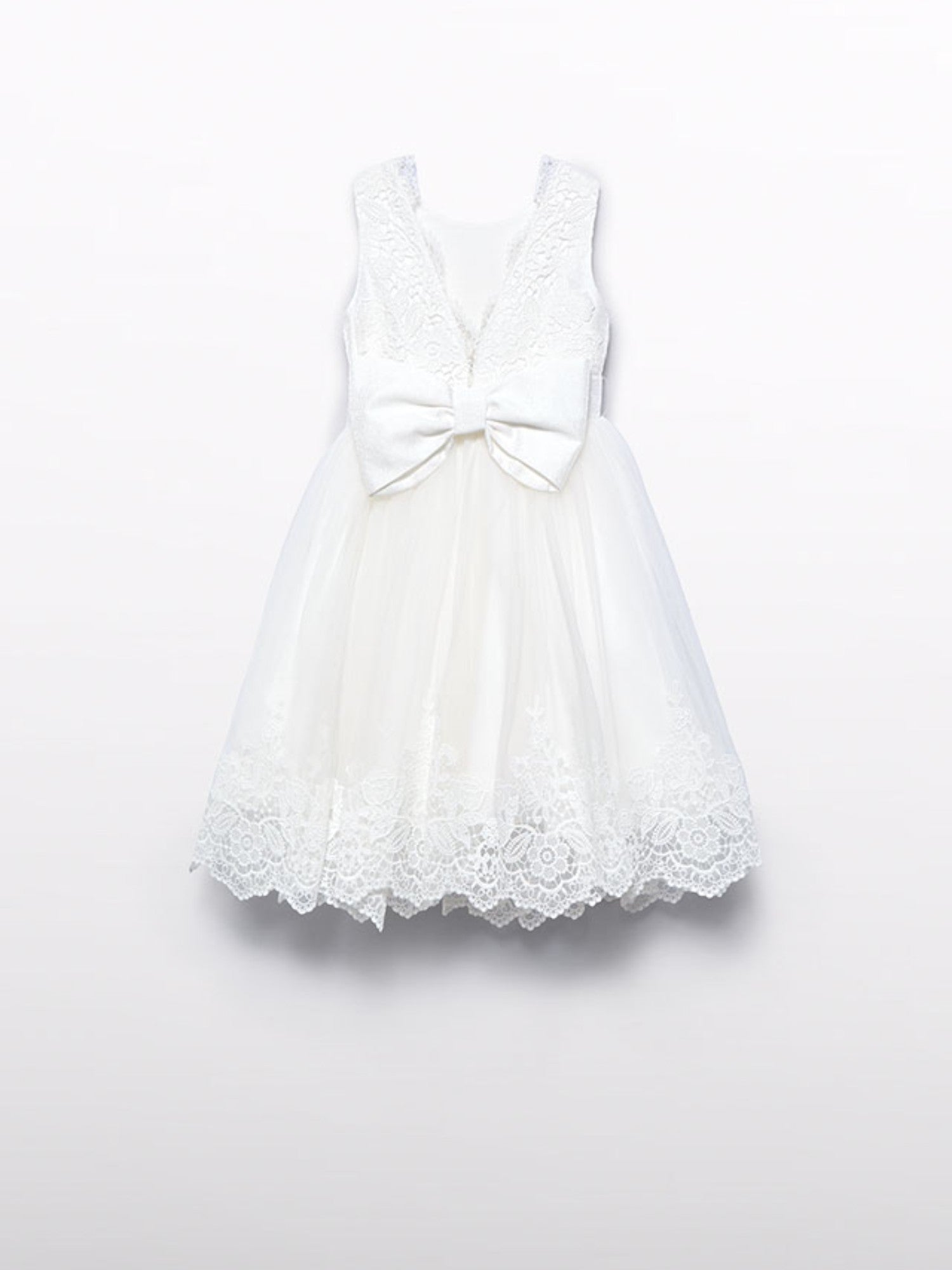 Abito ricamato Bimba PANNA 5033 /7 - NANU' BABY