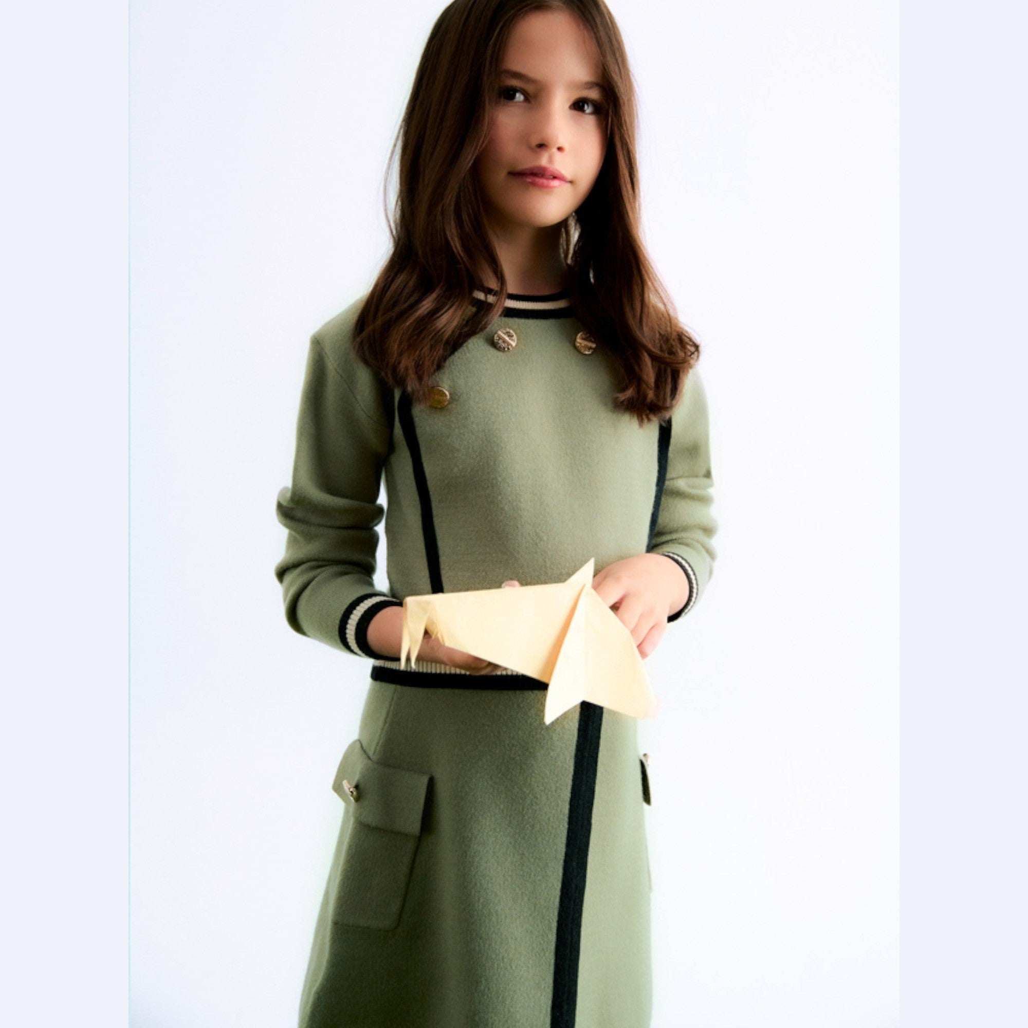 Compl. gonna tricot Bimba Verde 5544/6 - NANU' BABY