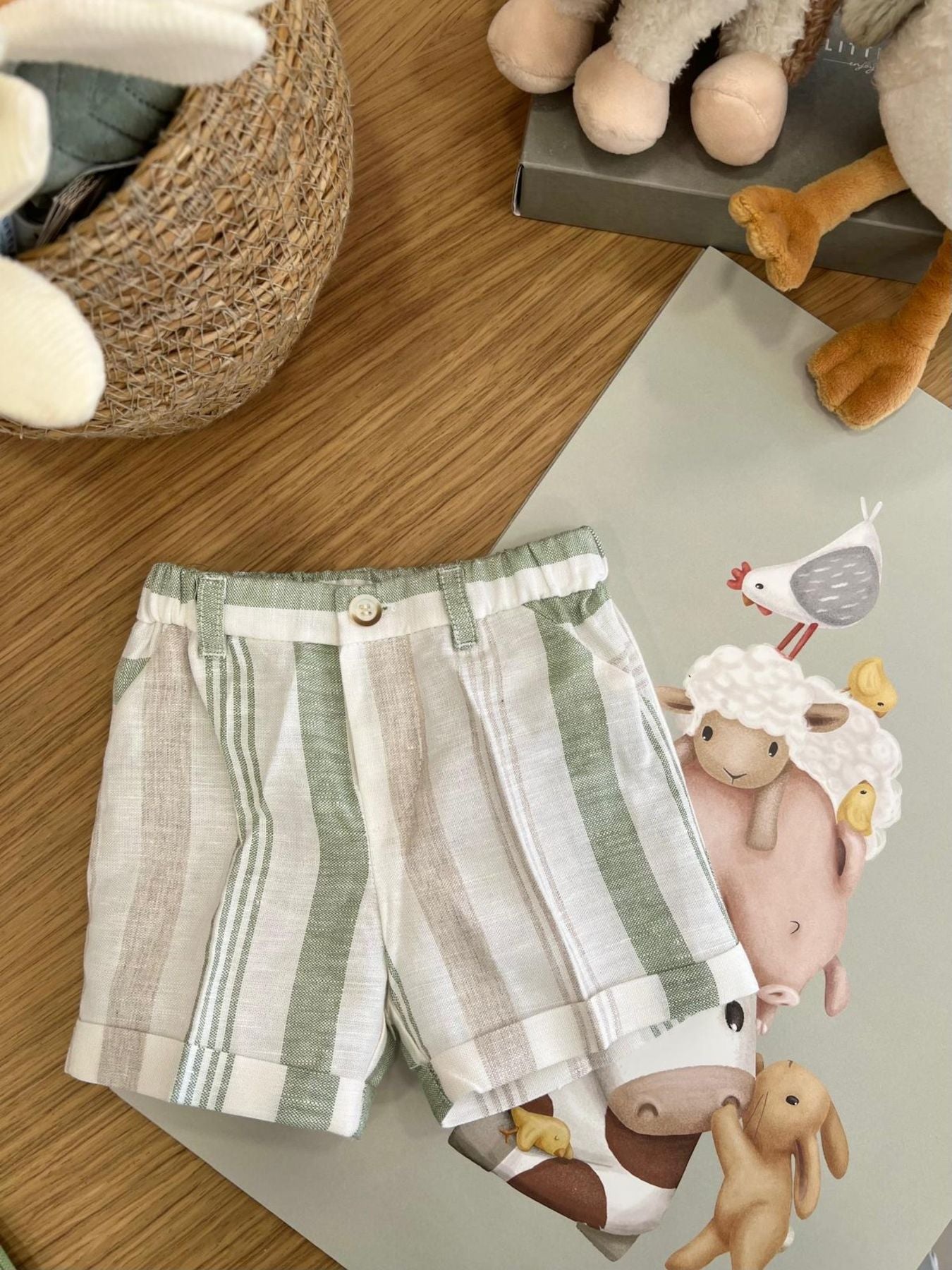 Pantaloncino in panno Bimbo EUCALIPTO 1213 - NANU' BABY