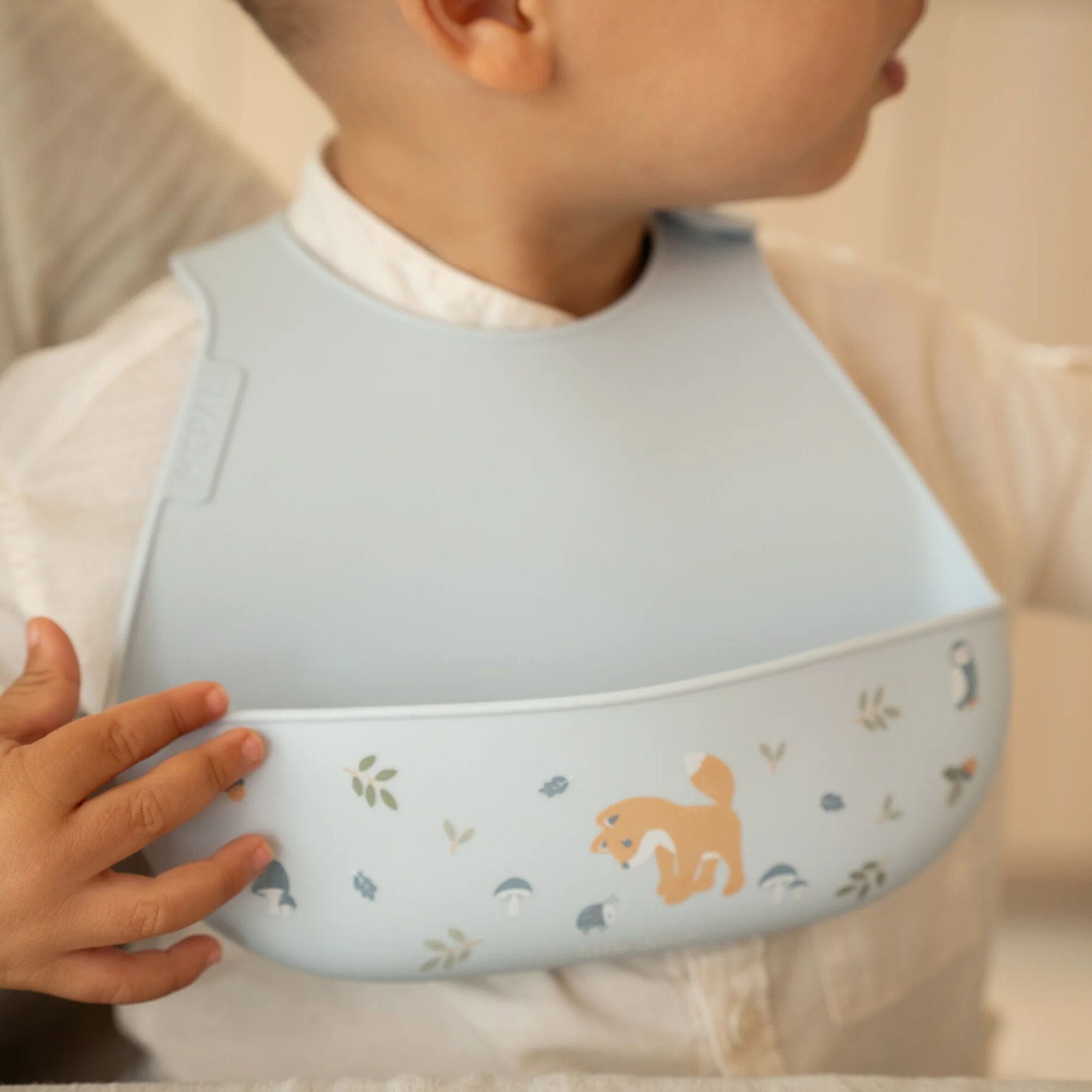 Bavetta in silicone Blu 108034565408 - NANU' BABY