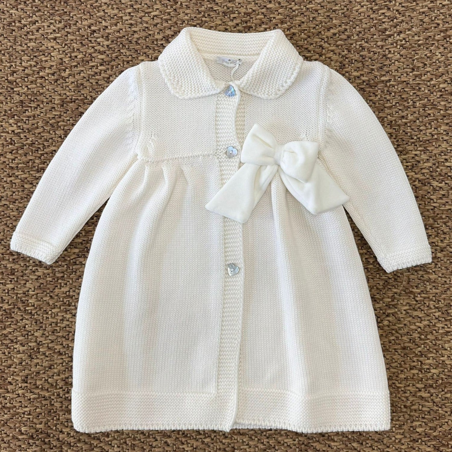 Cappotto Fiocco Bimba AVORIO FIOCCO 814 - NANU' BABY