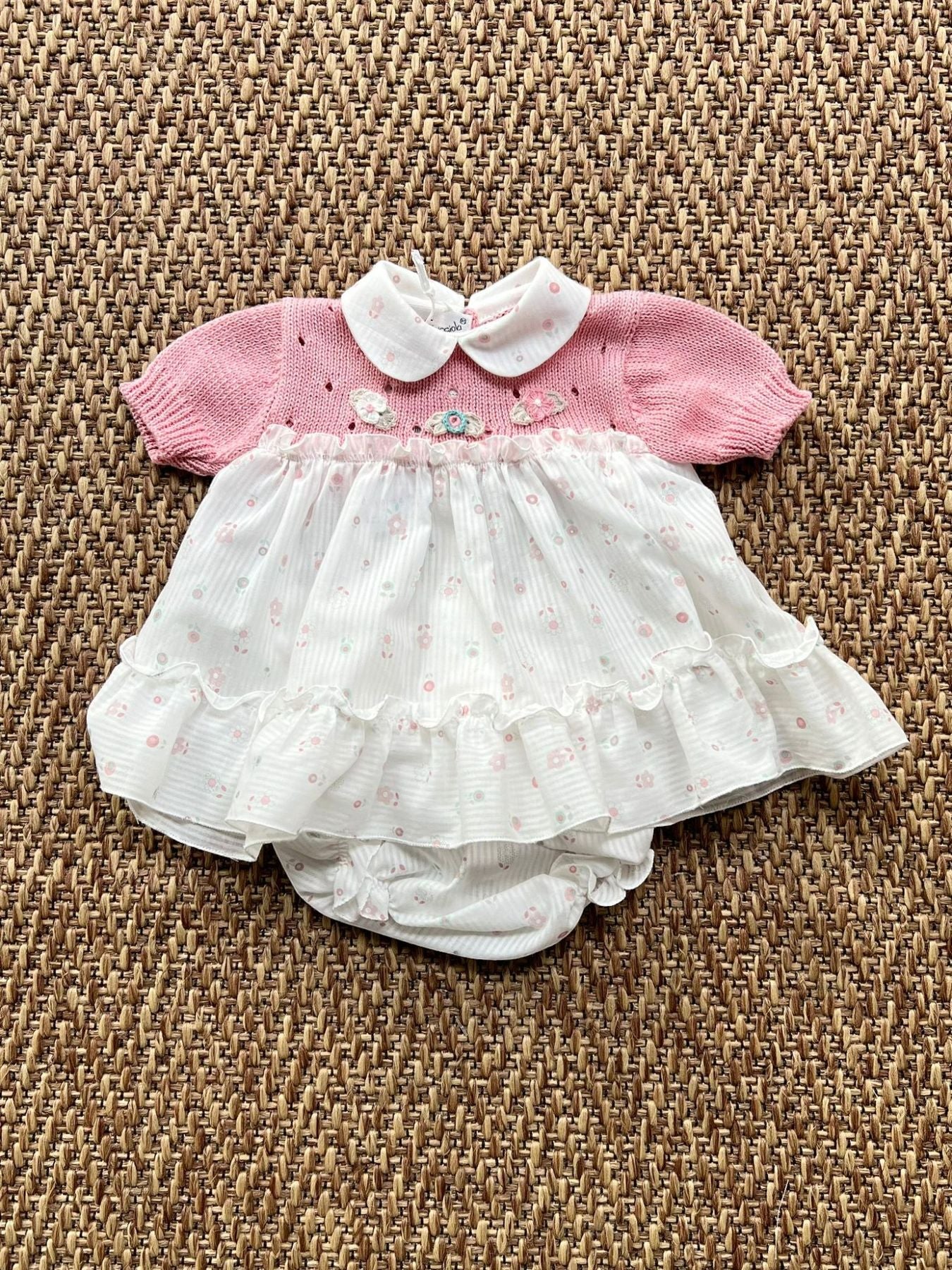 Abito in maglia Bimba ROSA GULTEN/AB - NANU' BABY