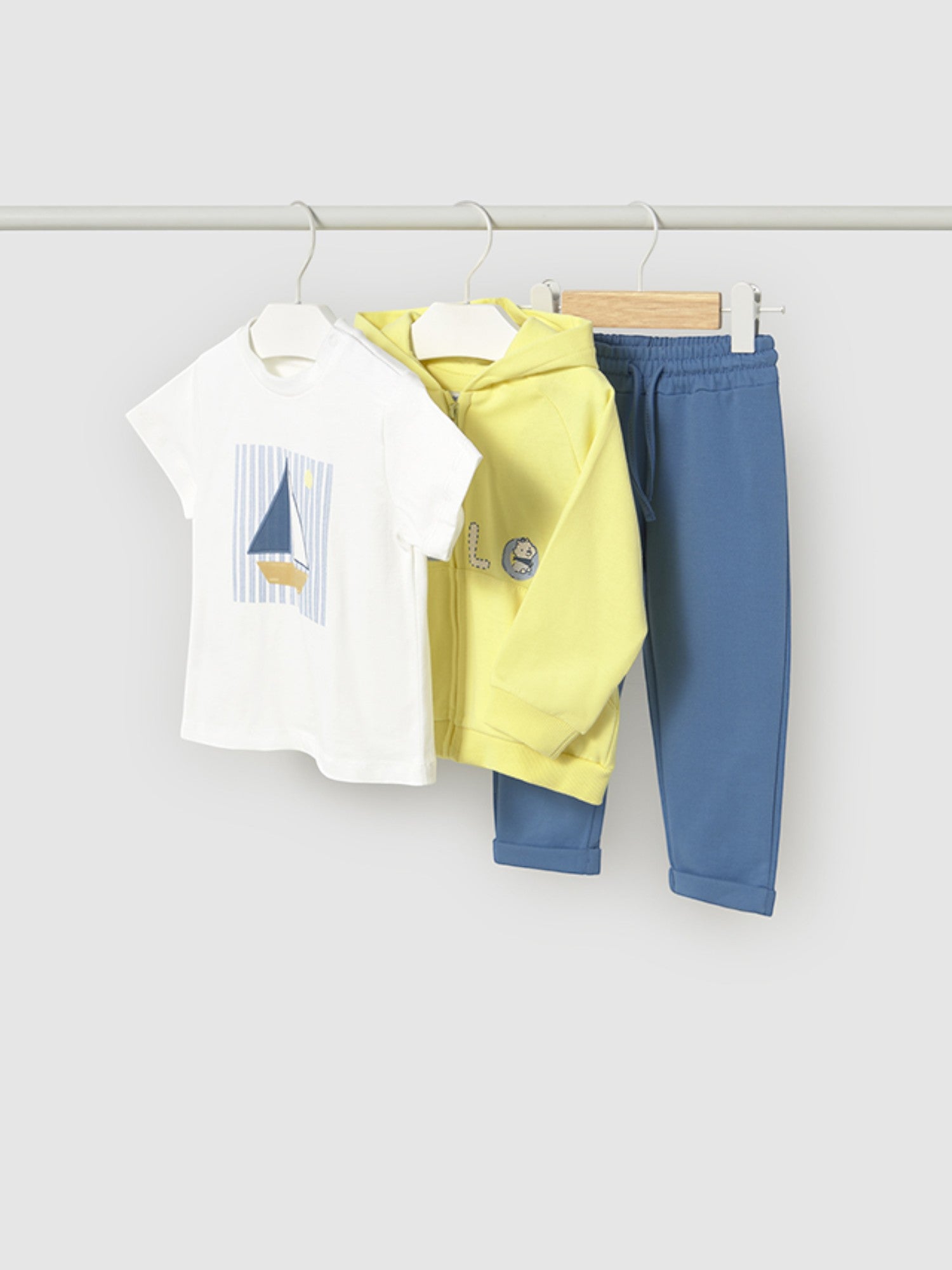 Tuta 3 pezzi Bimbo GIALLO 1842/33 - NANU' BABY