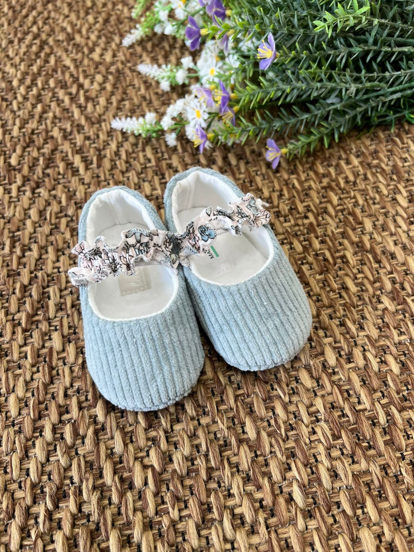 Scarpe in velluto Bimba VERDE 9L-SCL9L/V - NANU' BABY
