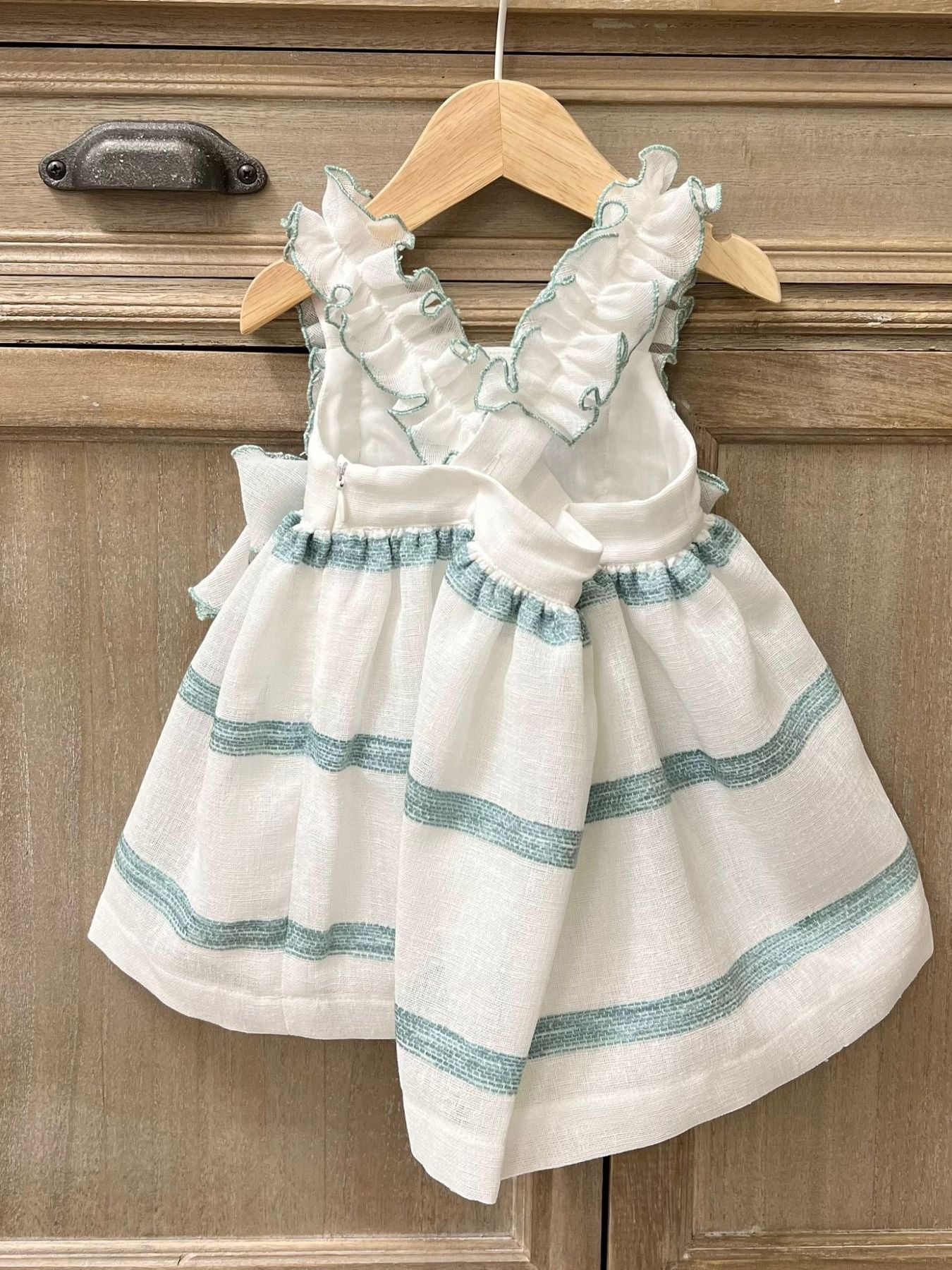 Abito Bimba VERDE 7191/V - NANU' BABY