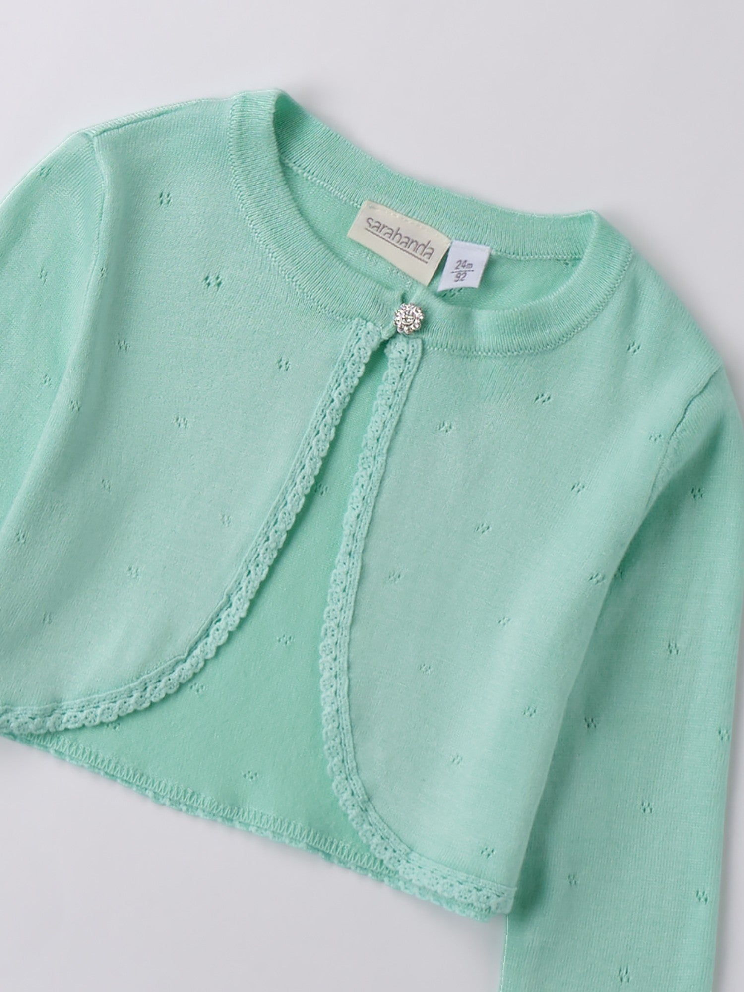 Cardigan Scaldacuore Bimba VERDE 0B333/4634 - NANU' BABY