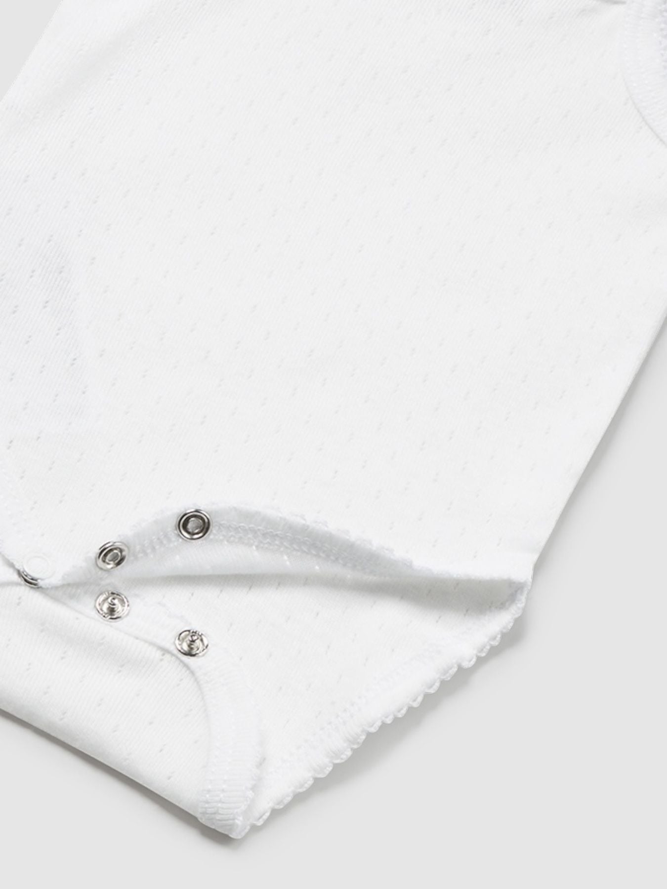 Body m/s traforato Neonata BIANCO 1790 - NANU' BABY