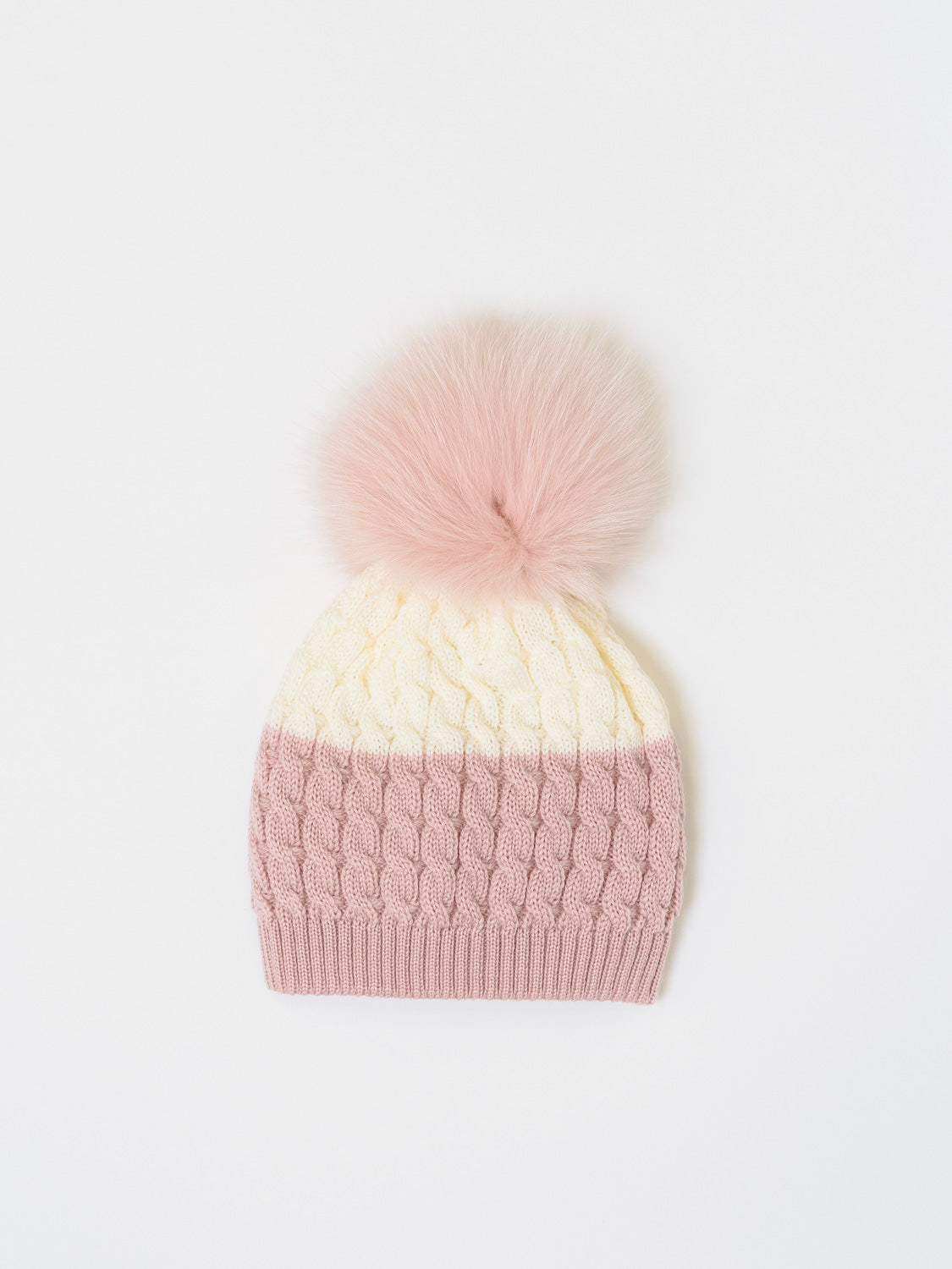 Cuffia Neonata ROSA IN6871/R - NANU' BABY