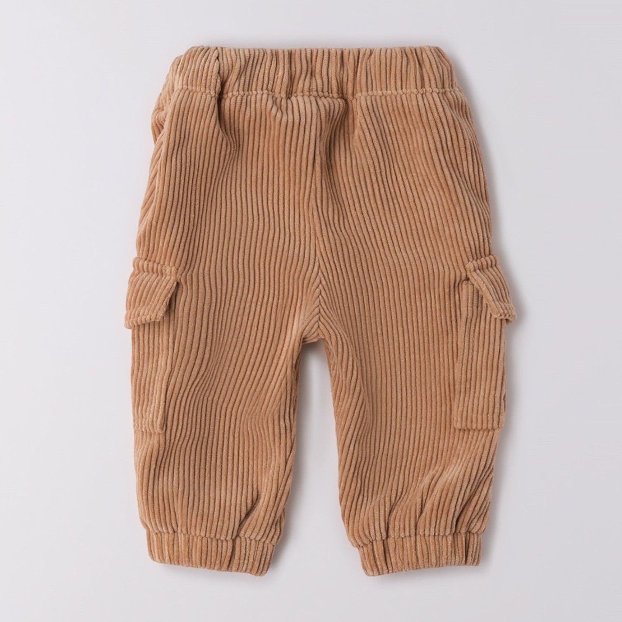 Pantalone Tessuto Navetta Lungo Bimbo Beige 3F627/945 - NANU' BABY