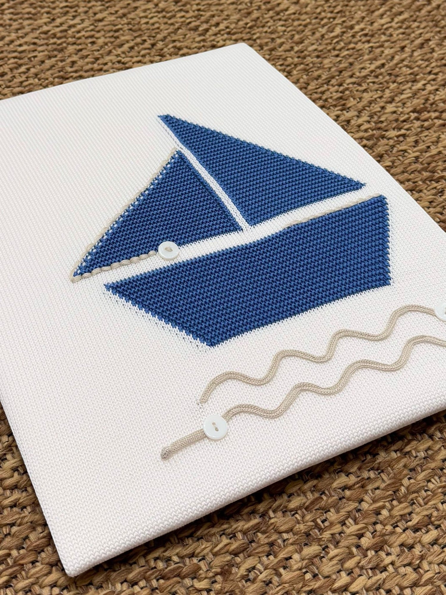 Coperta Neonato AZZURRO 7616/A - NANU' BABY