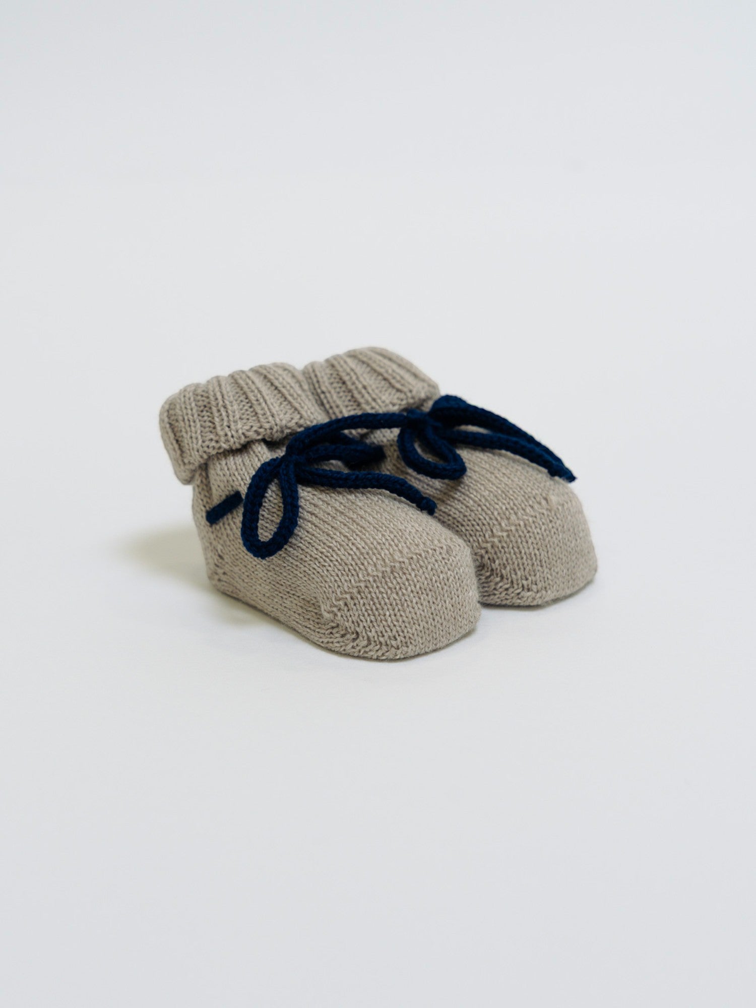Babbucce Righe Neonato AVORIO RIGHE 706 - NANU' BABY