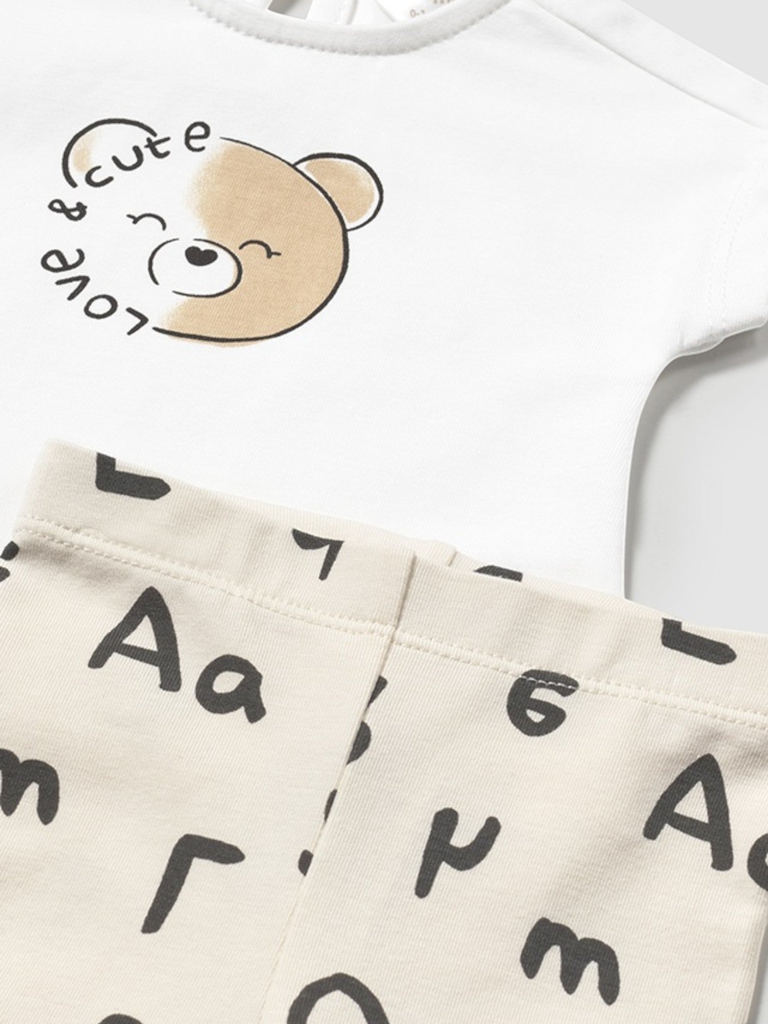 Completo leggings Bimba BEIGE 1762 /BE - NANU' BABY