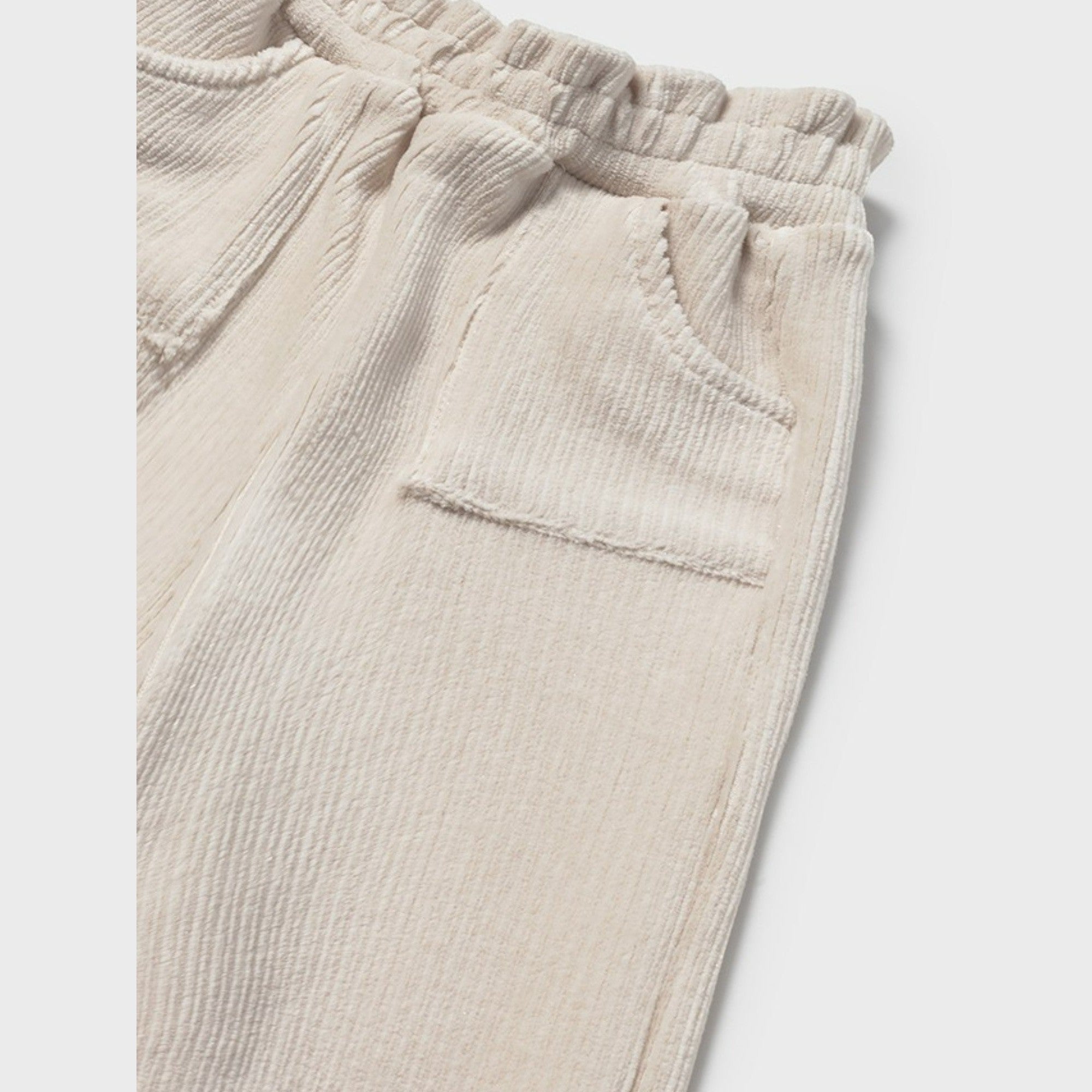 Pantalone lungo punto panno Bimba Avorio 2590/96 - NANU' BABY
