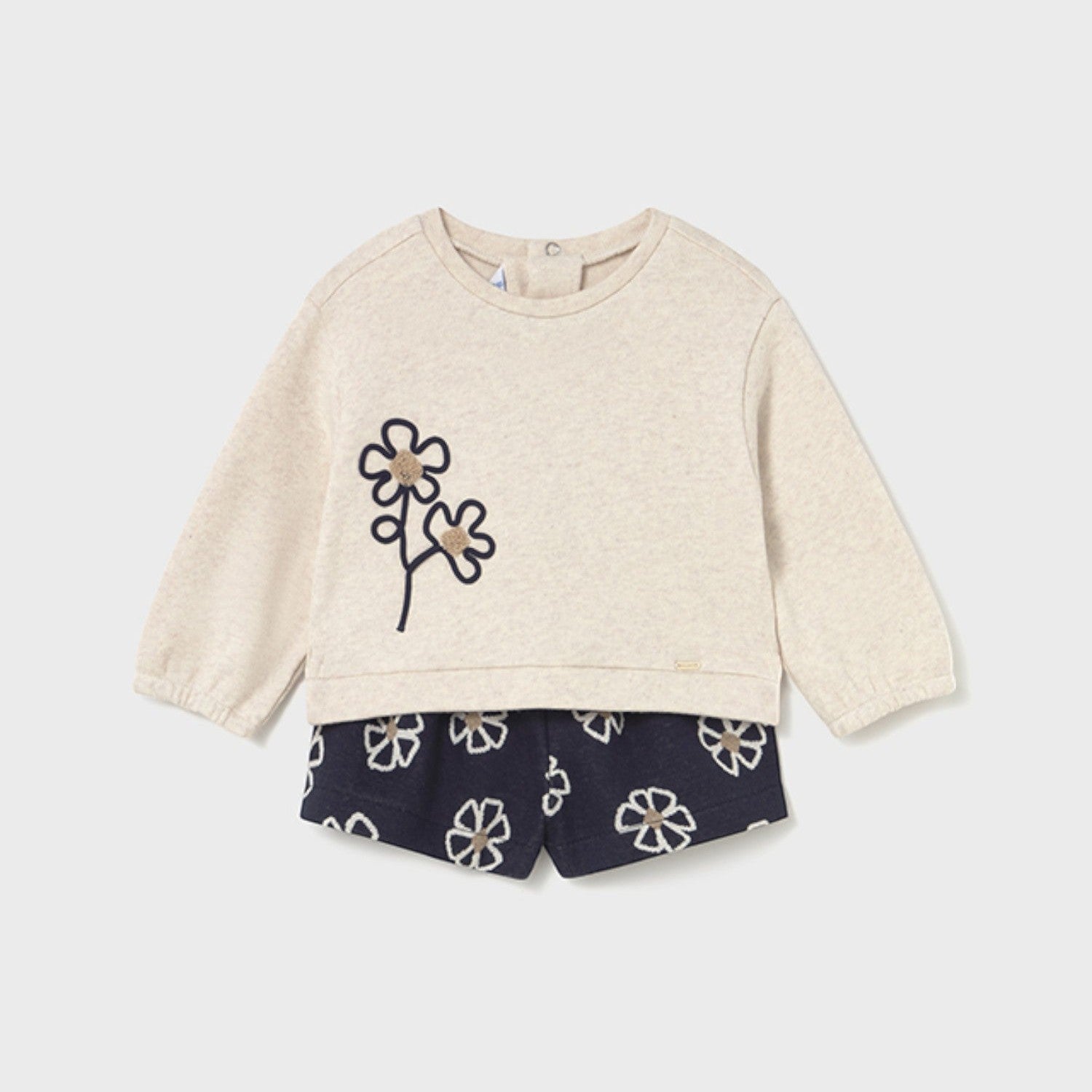 Completo bermuda jacquard Bimba Blu 2262/48 - NANU' BABY