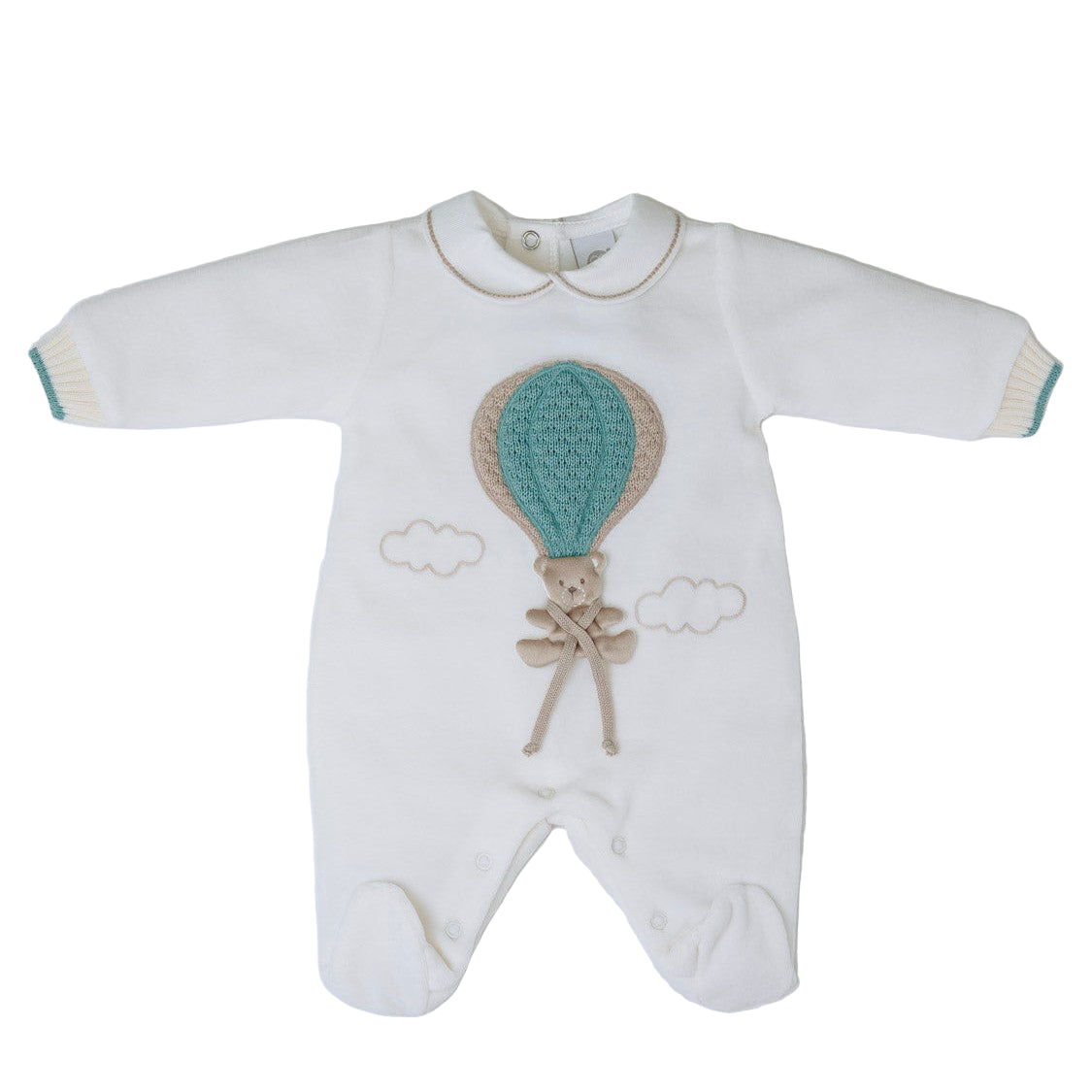 Tutina Mongolfiera Neonato VANIGLIA IN5714/V - NANU' BABY