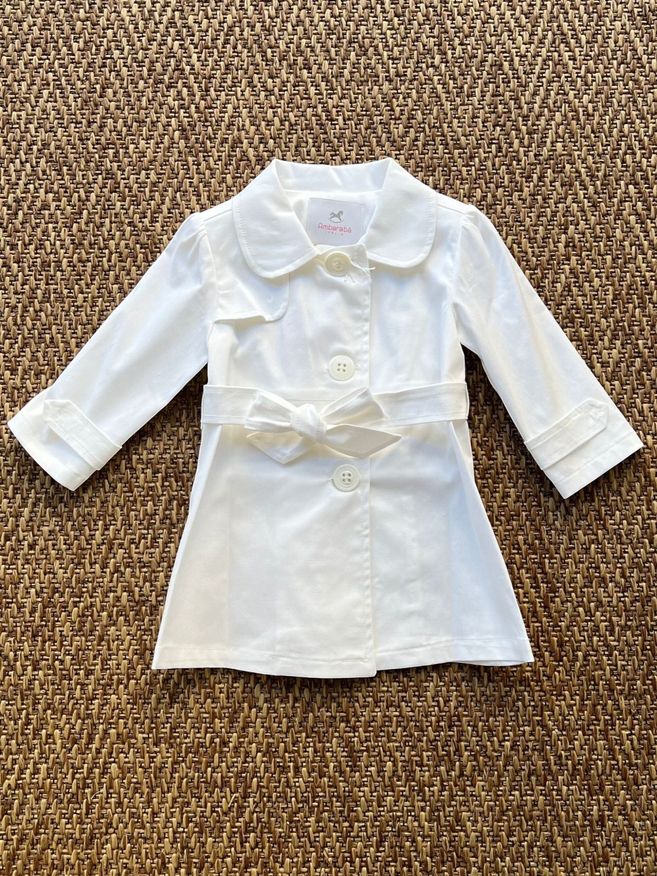 TRENCH Bimba BIANCO FF37108/T05/BI - NANU' BABY
