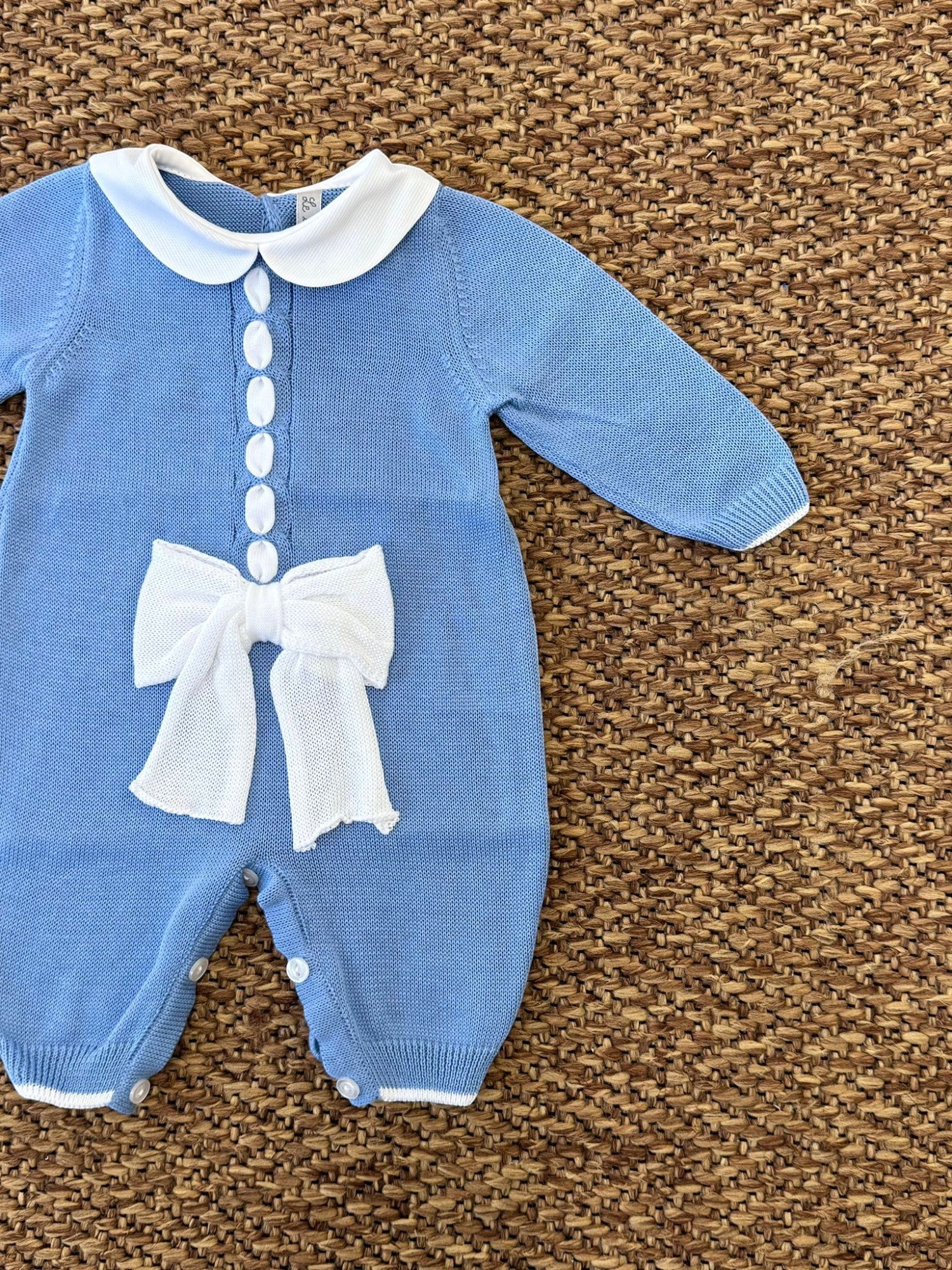 Tutina Neonato AZZURRO T62L/1201 - NANU' BABY