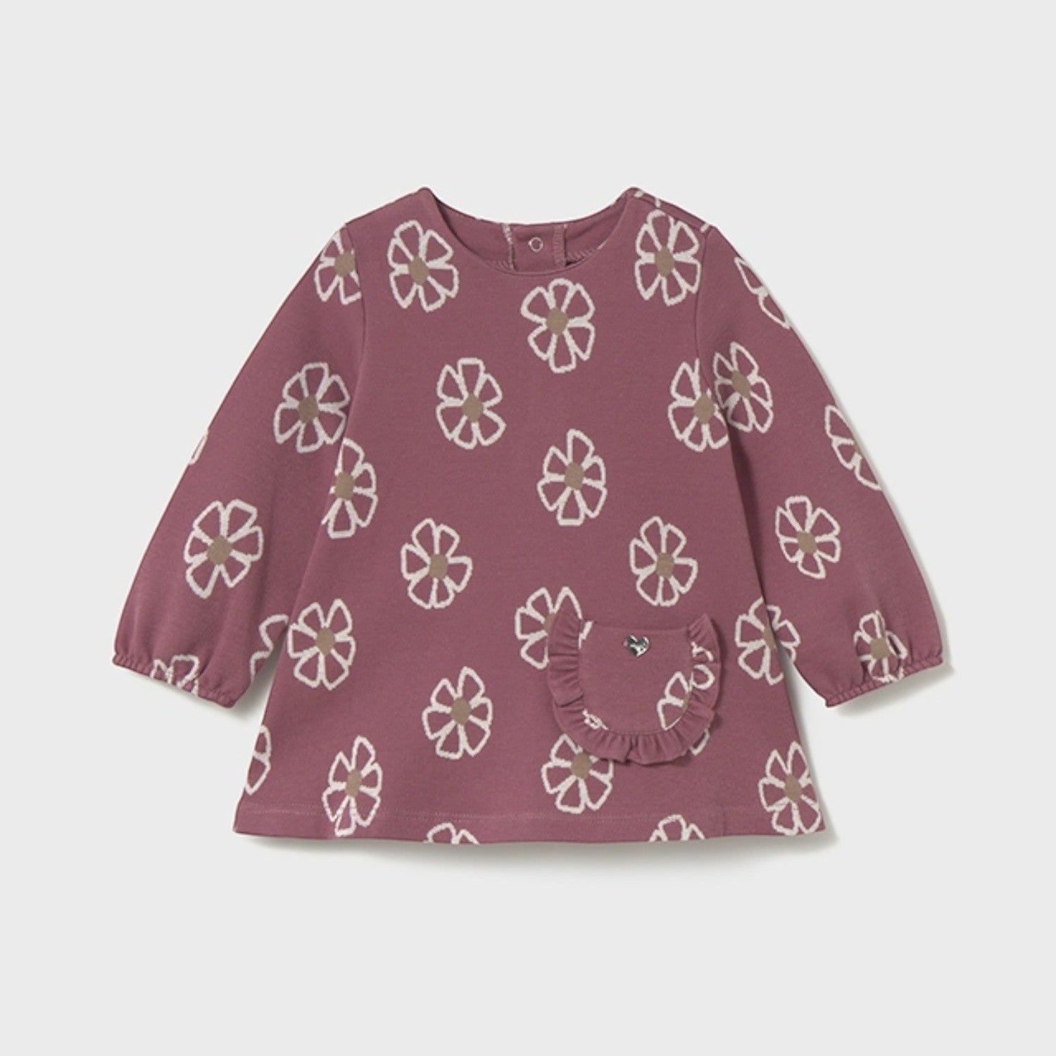 Abito punto jacquard Bimba Rosa 2918/49 - NANU' BABY