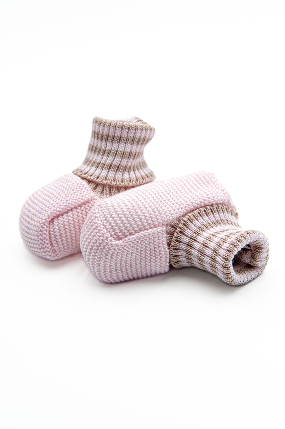 Babbucce Perfilo in contrasto Neonata ROSA EL54S - NANU' BABY
