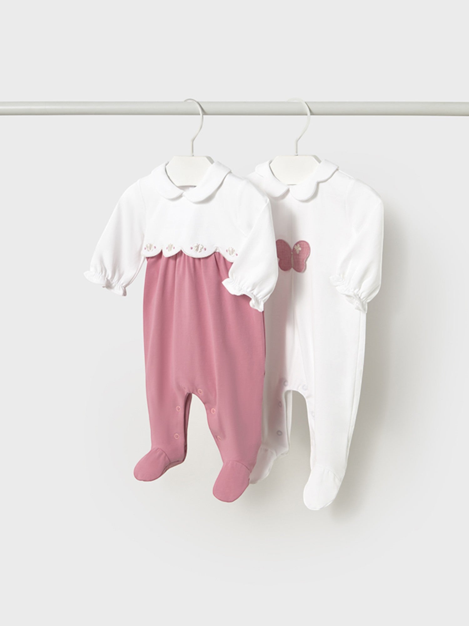 Set 2 pigiami lunghi Neonata ROSA 1751 /R - NANU' BABY