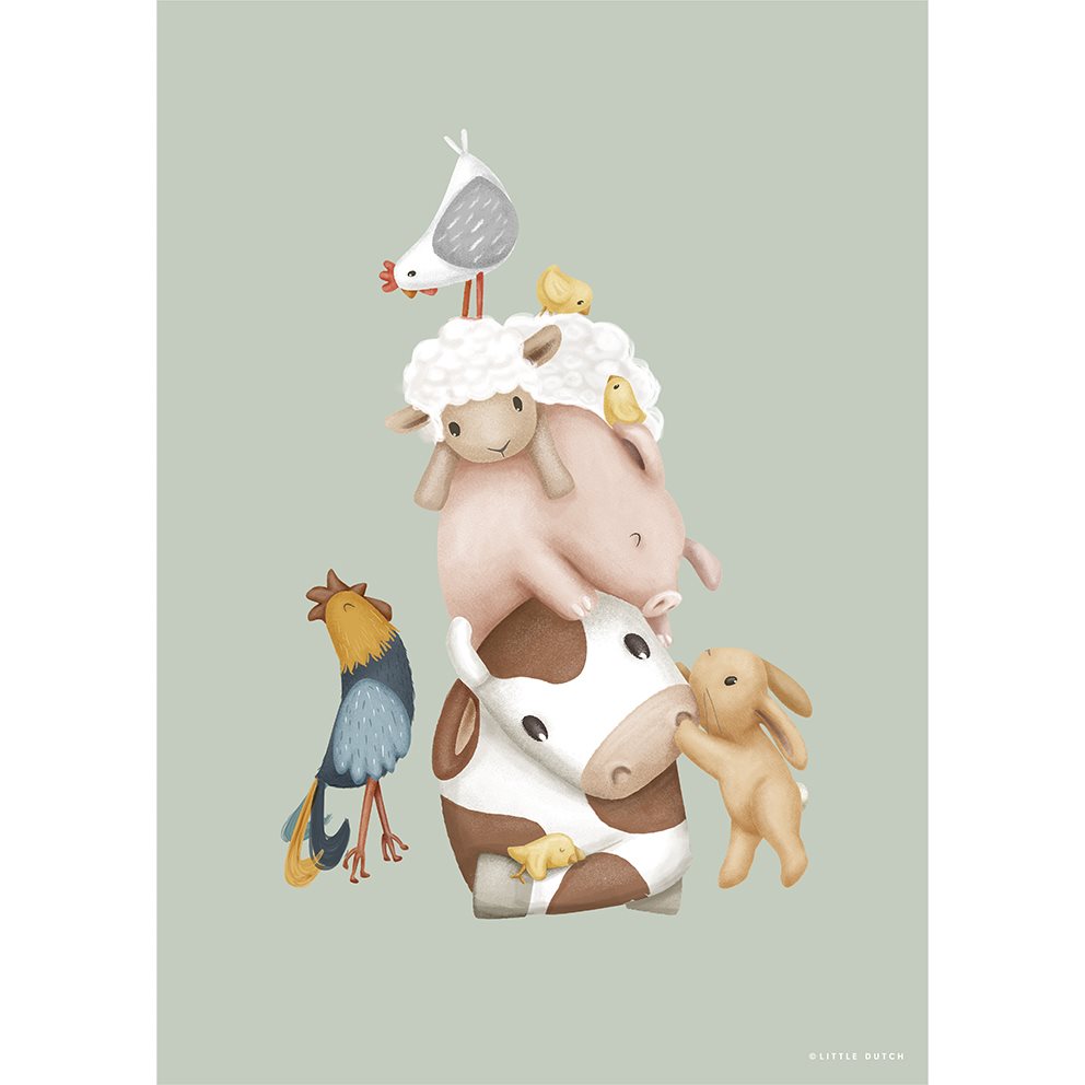 Poster A3 MULTICOLORE PW10214022 - NANU' BABY