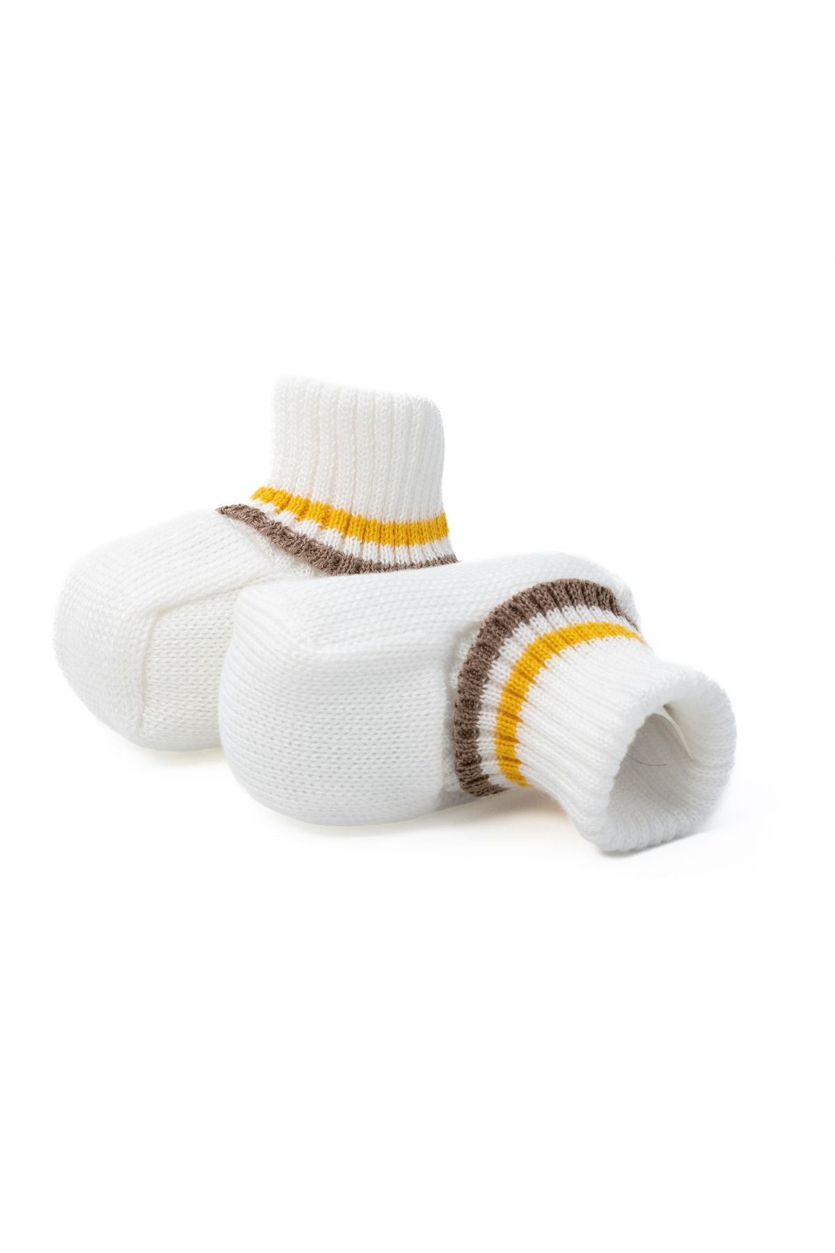 Babbucce Leoncino Neonato VANIGLIA EL50S - NANU' BABY