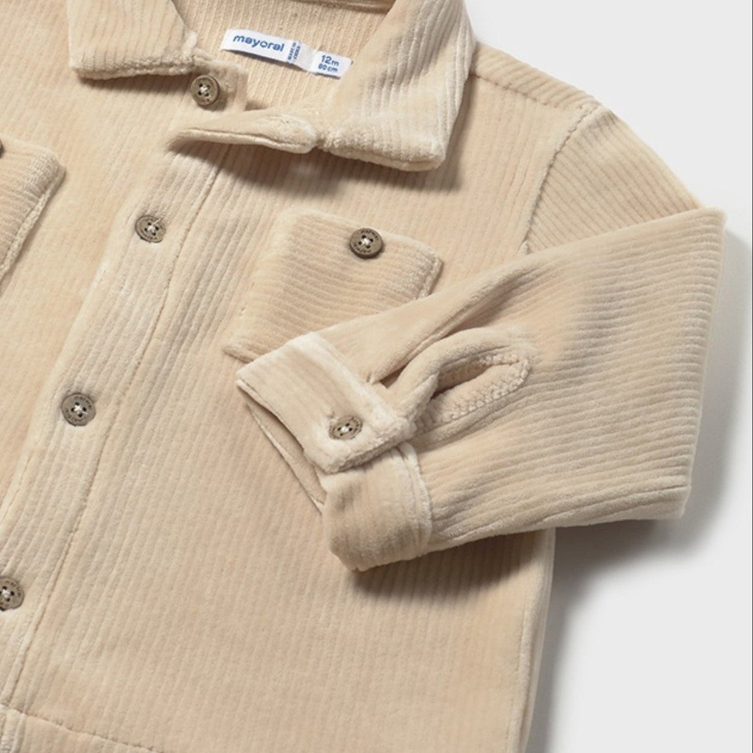 Camicia Bimbo Beige 2105/51 - NANU' BABY
