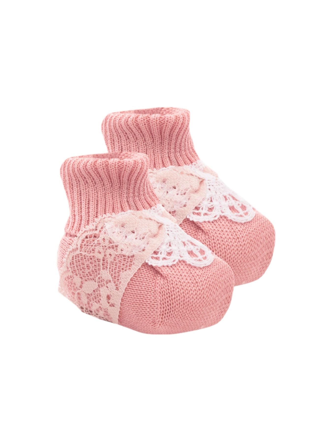 Babbucce Neonata ROSA EP28S - NANU' BABY