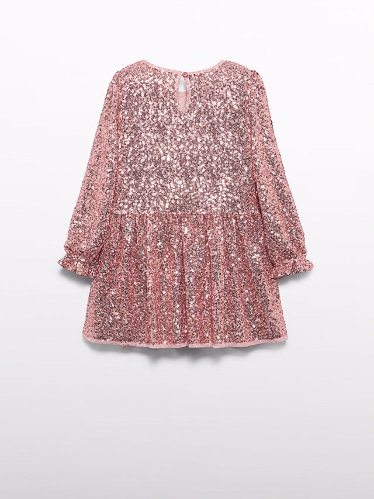 Abito paillettes Bimba Rosa 5531/46 - NANU' BABY