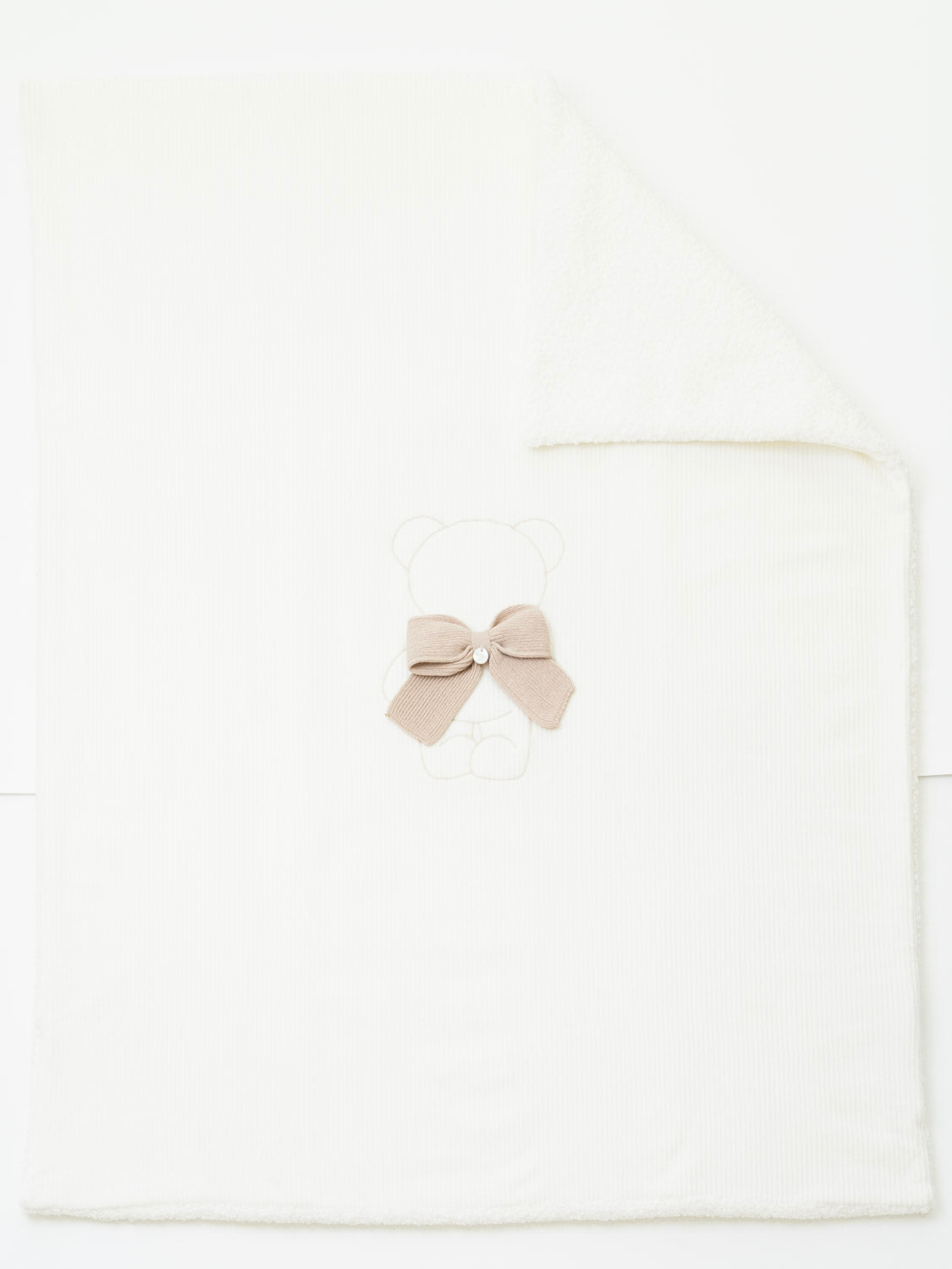 Coperta imbottita Neonato VANIGLIA IN5981 - NANU' BABY