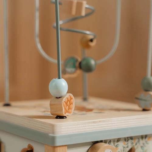 Cubo attività in legno - Amici della foresta MULTICOLORE LD7231 - NANU' BABY