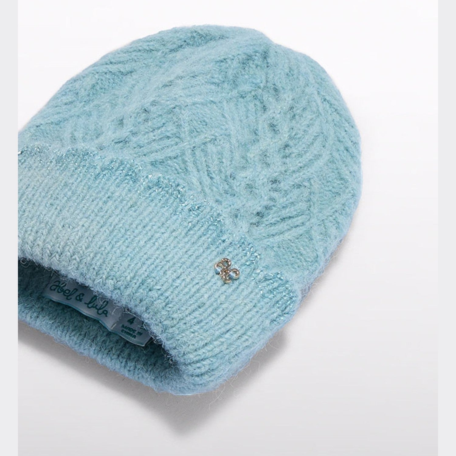 Cappello tricot traforato Bimba Verde 5962/94 - NANU' BABY