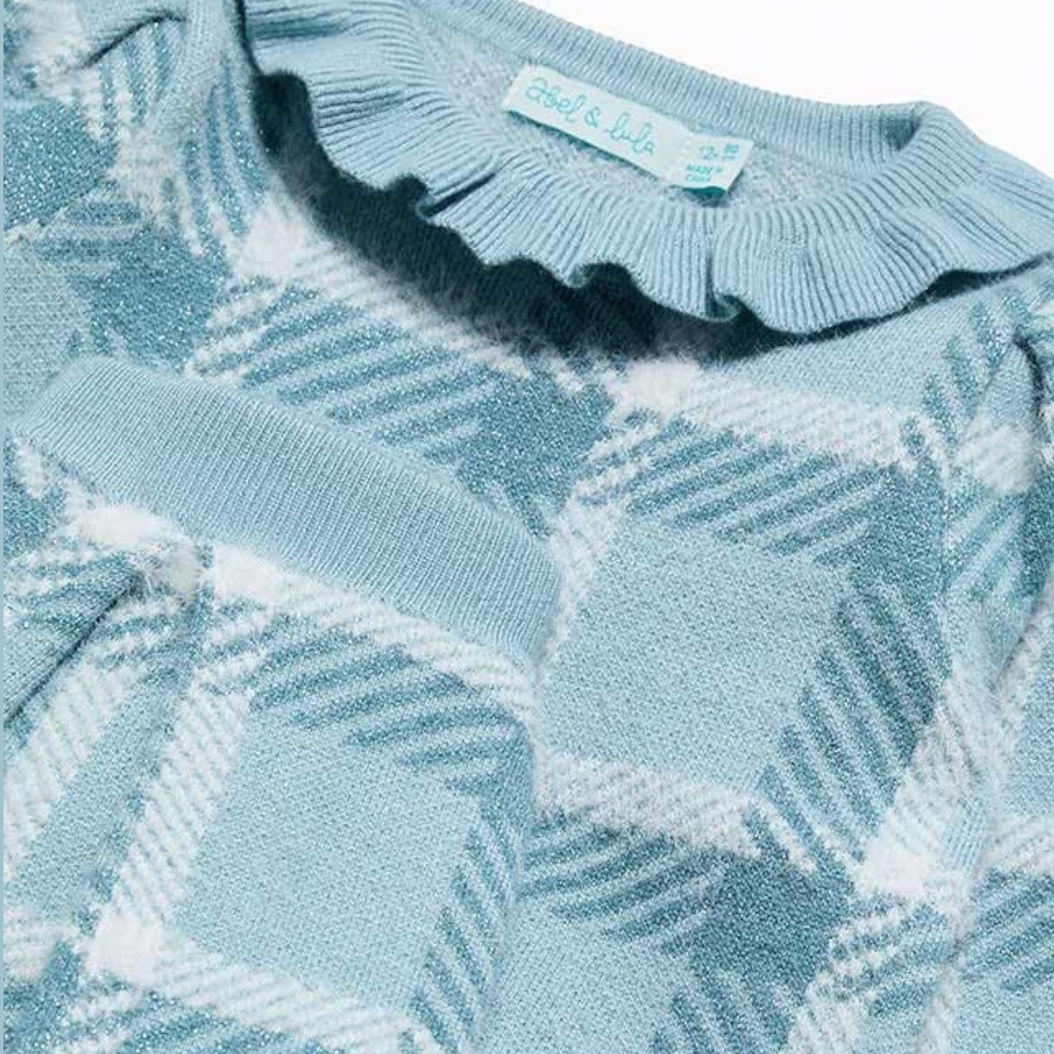 Compl. gonna tricot quadri Bimba Verde 5516/9 - NANU' BABY