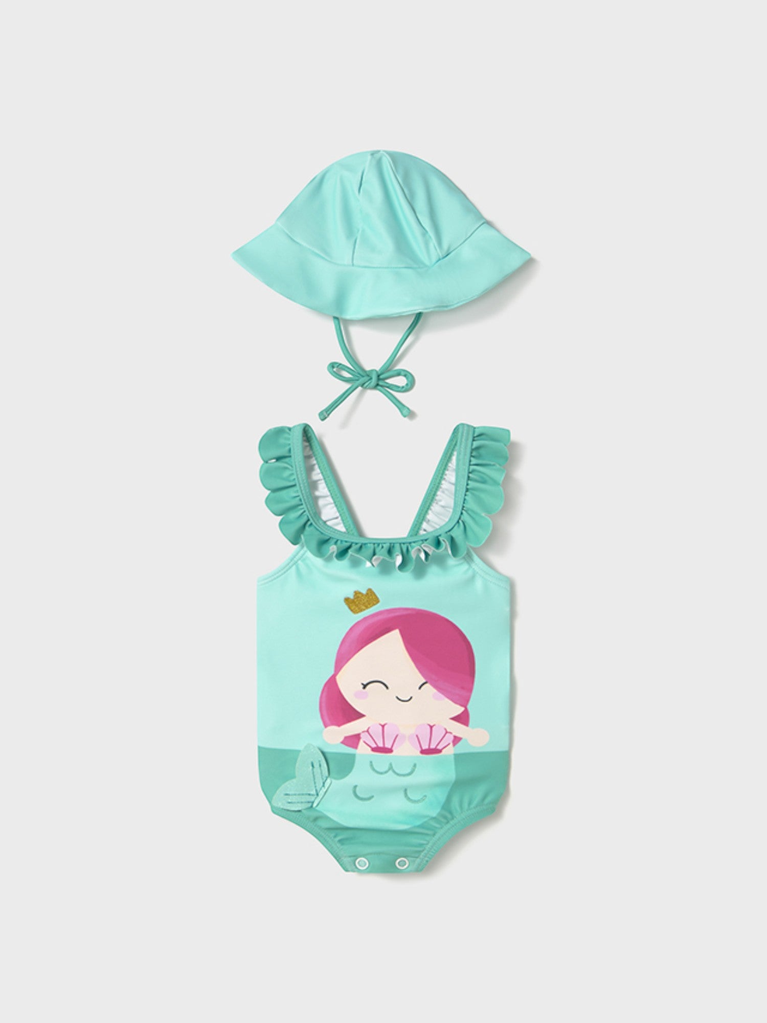 Costume e cappello Bimba VERDE 1764 /V - NANU' BABY