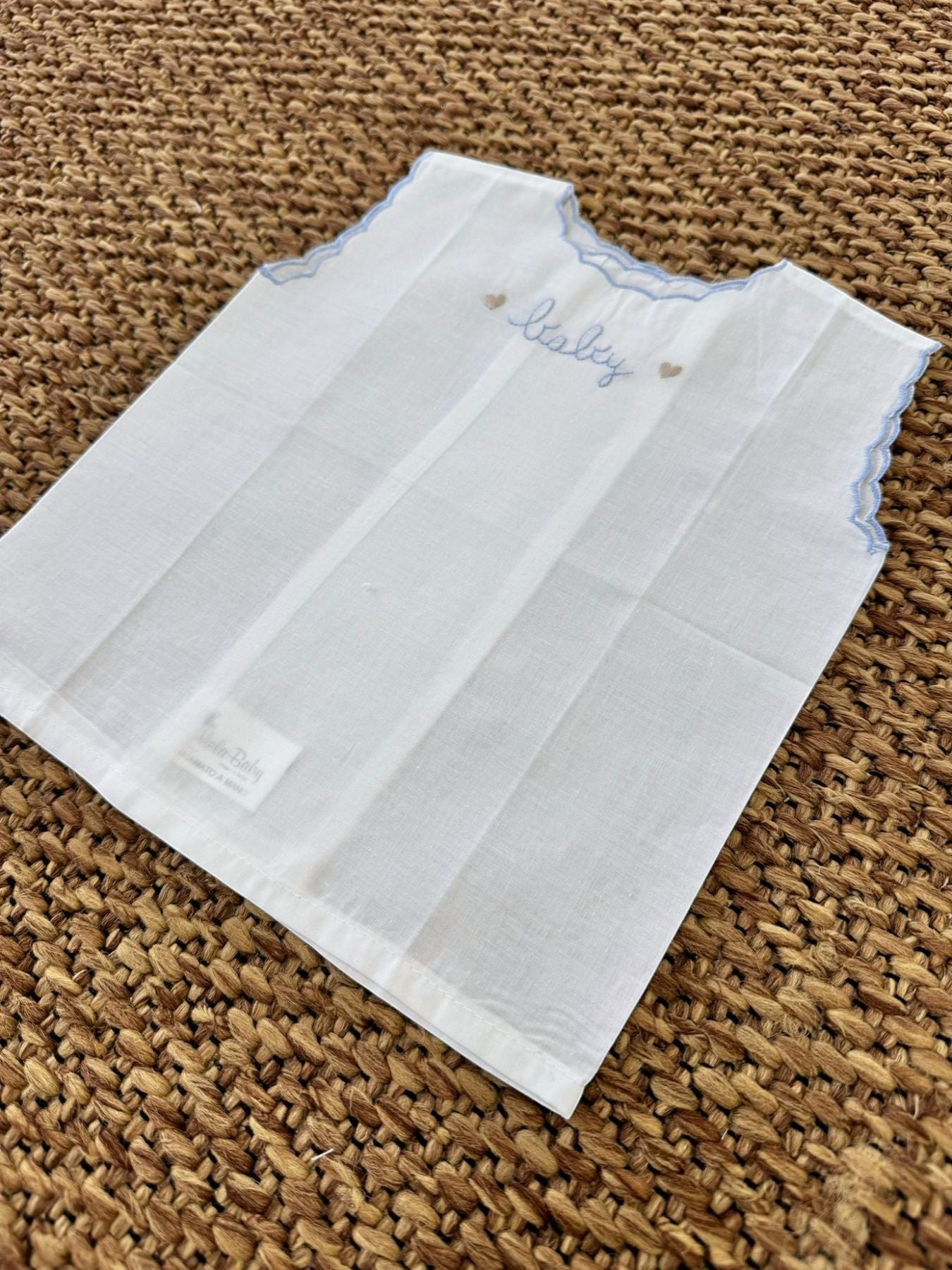 Camicina Neonato TORTORA BABY CUORI CAM 10/C - NANU' BABY