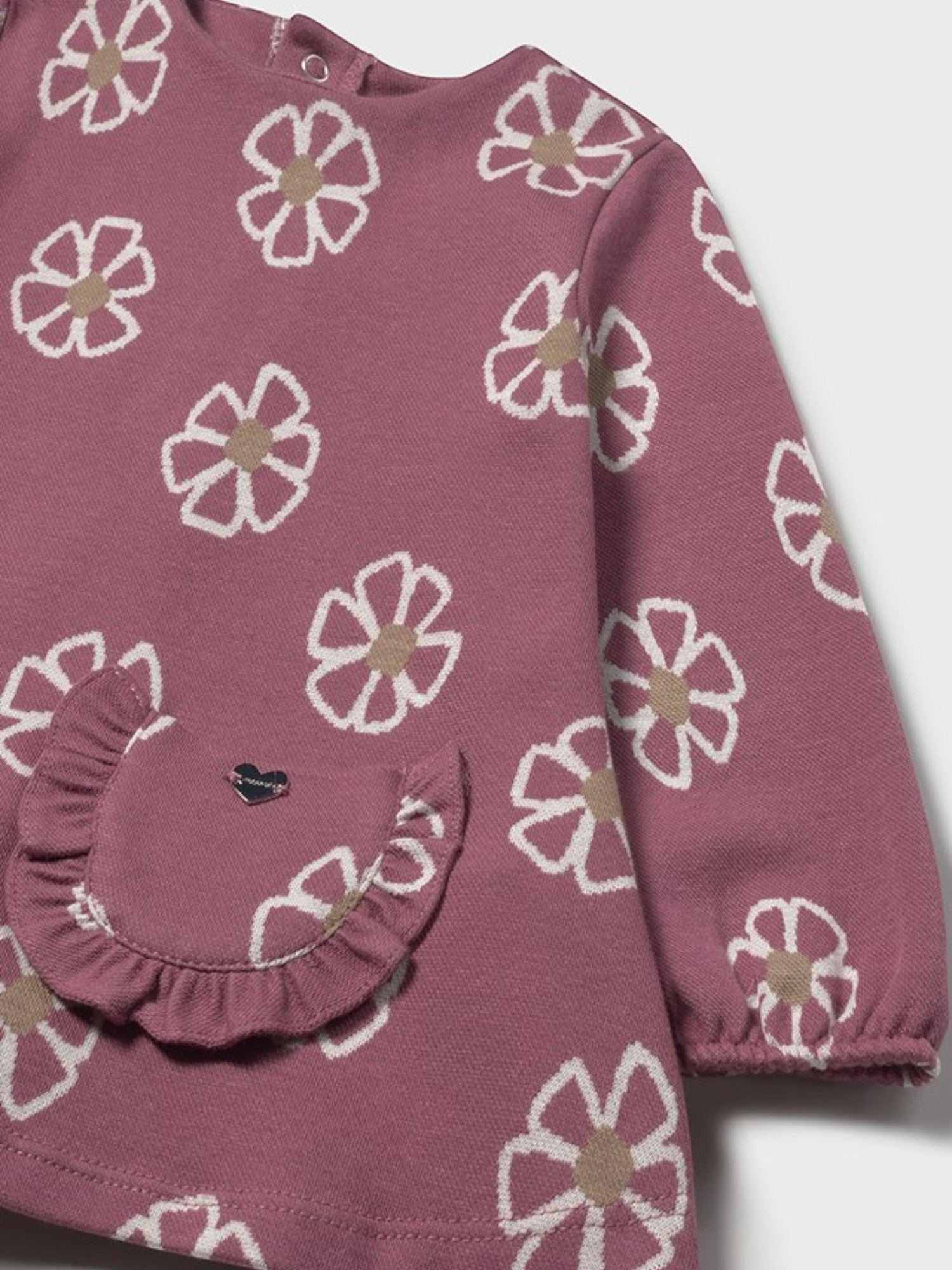 Abito punto jacquard Bimba Rosa 2918/49 - NANU' BABY