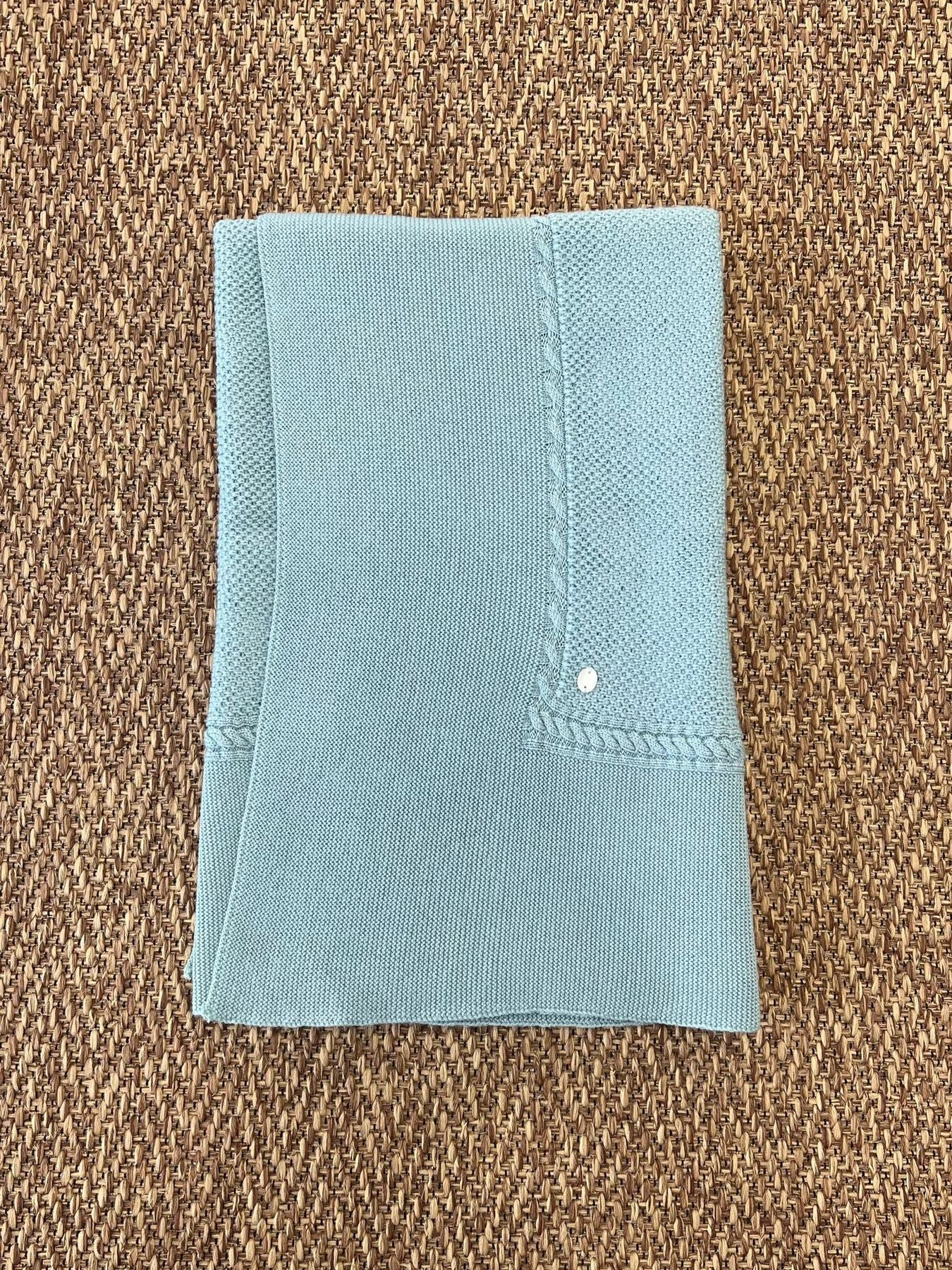 Coperta in maglia Verde Neonato VERDE L021-10204 - NANU' BABY